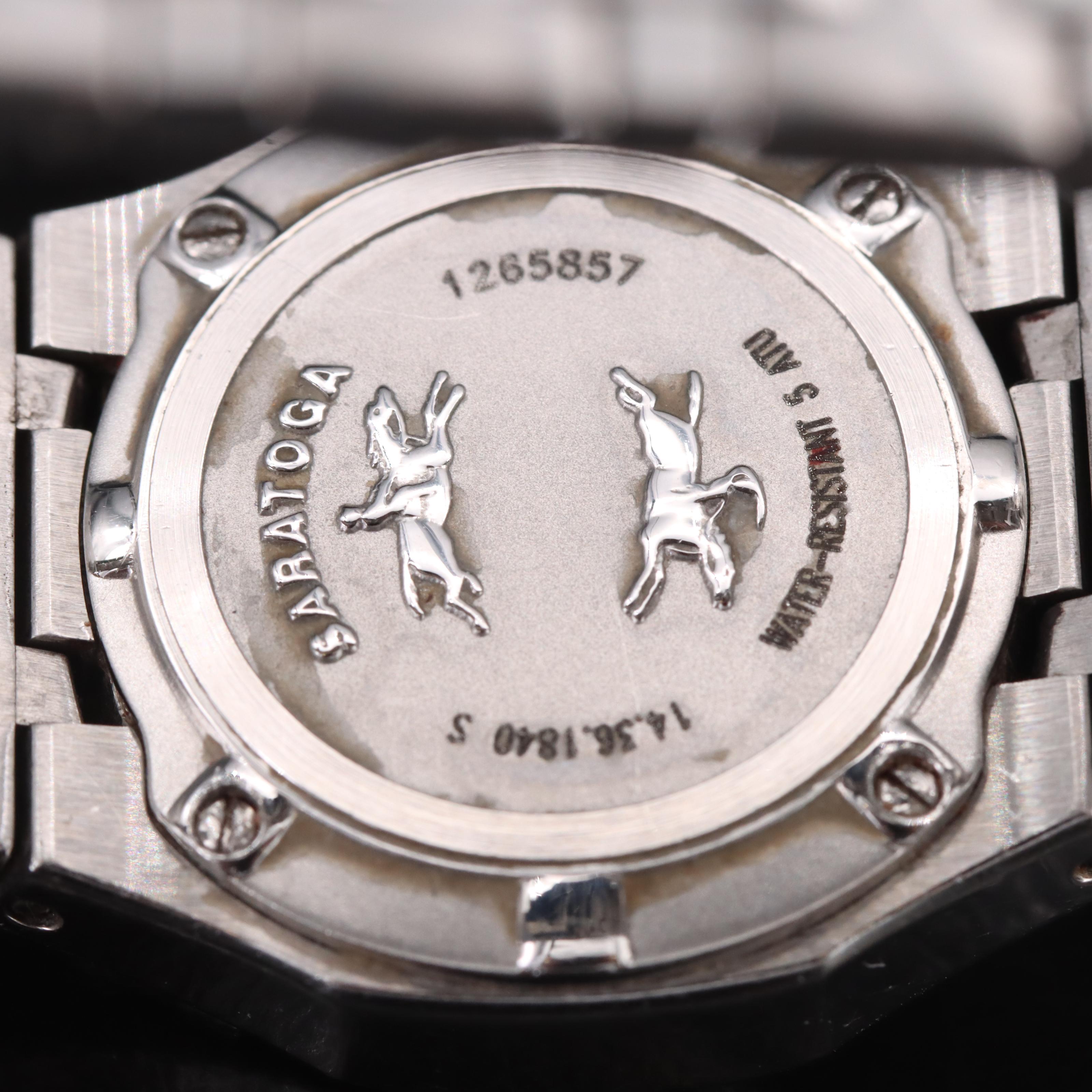 Concord Saratoga Stainless Steel Diamond Watch