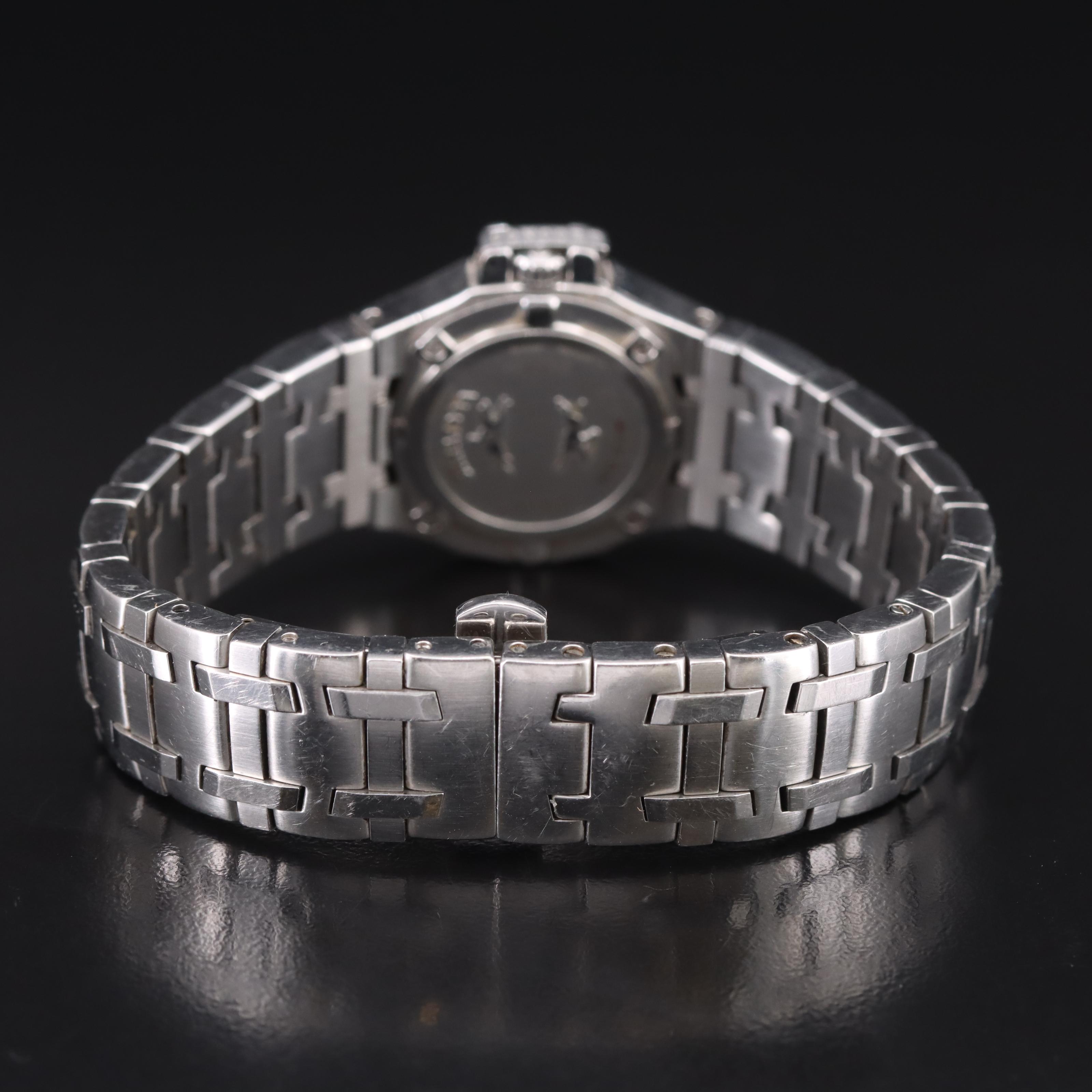 Concord Saratoga Stainless Steel Diamond Watch