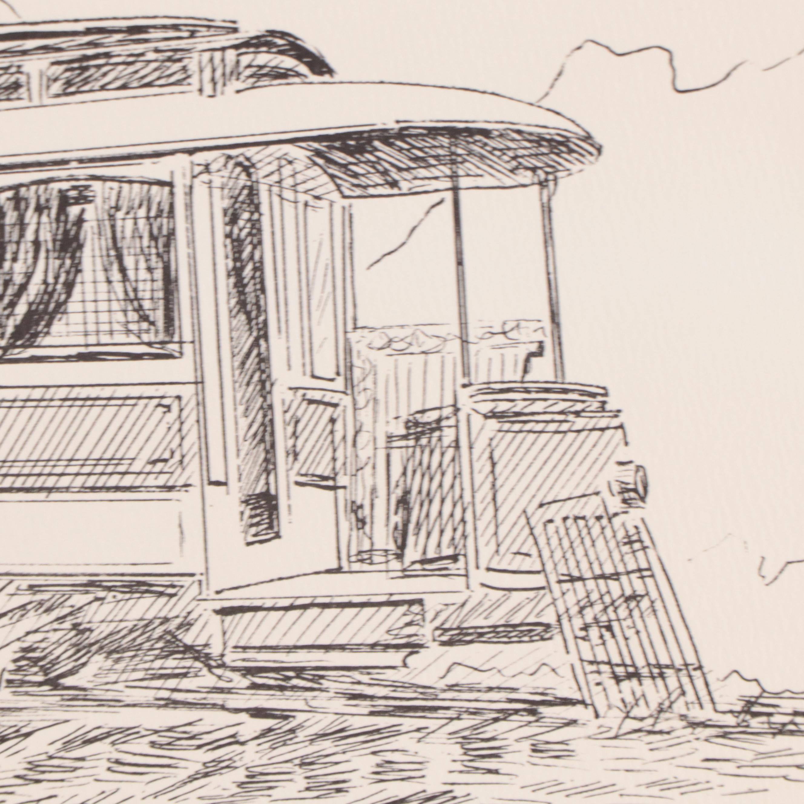 Thomas Gaither Lithograph "The 'Kentucky' "