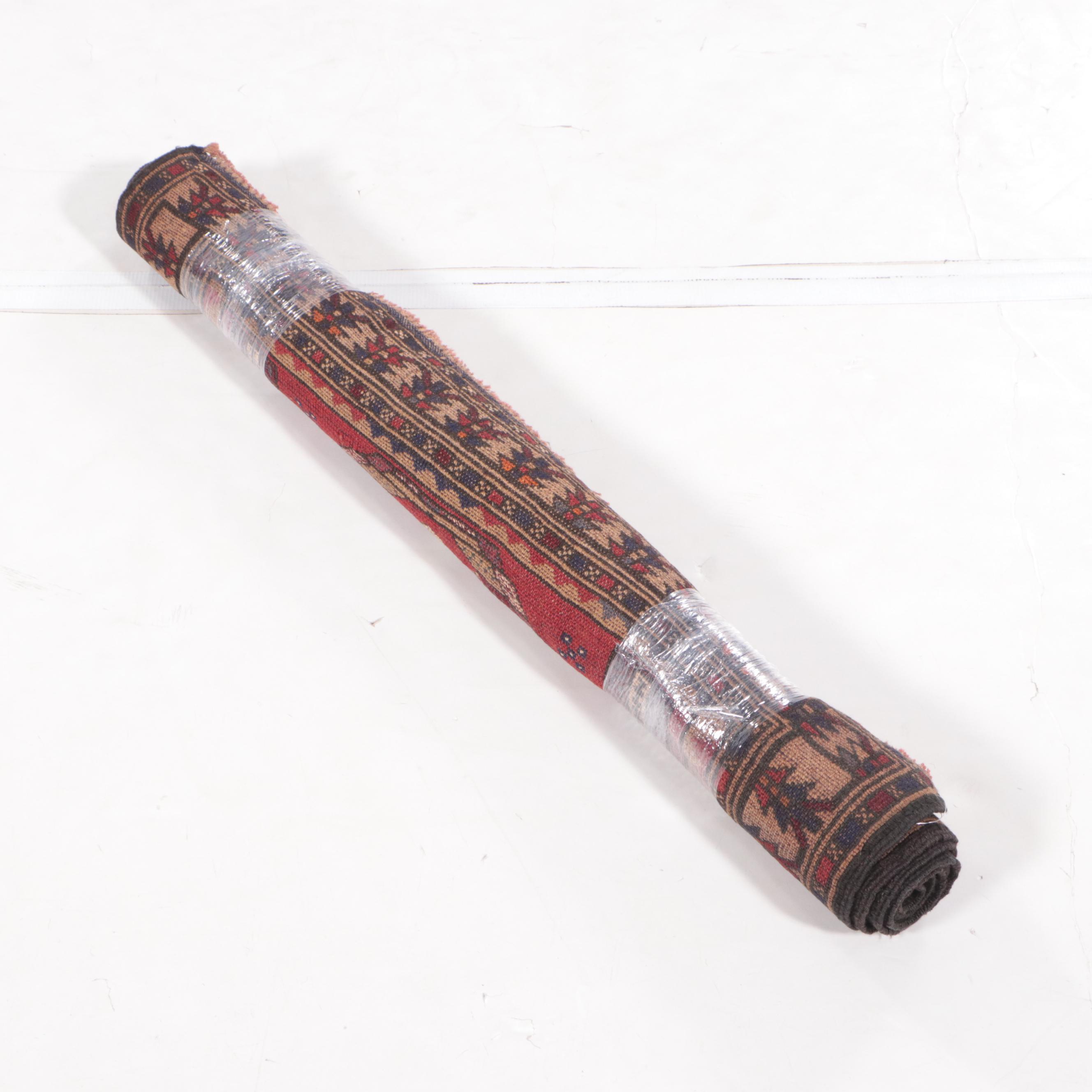 3' x 4'4 Hand-Knotted Afghan Prayer Rug