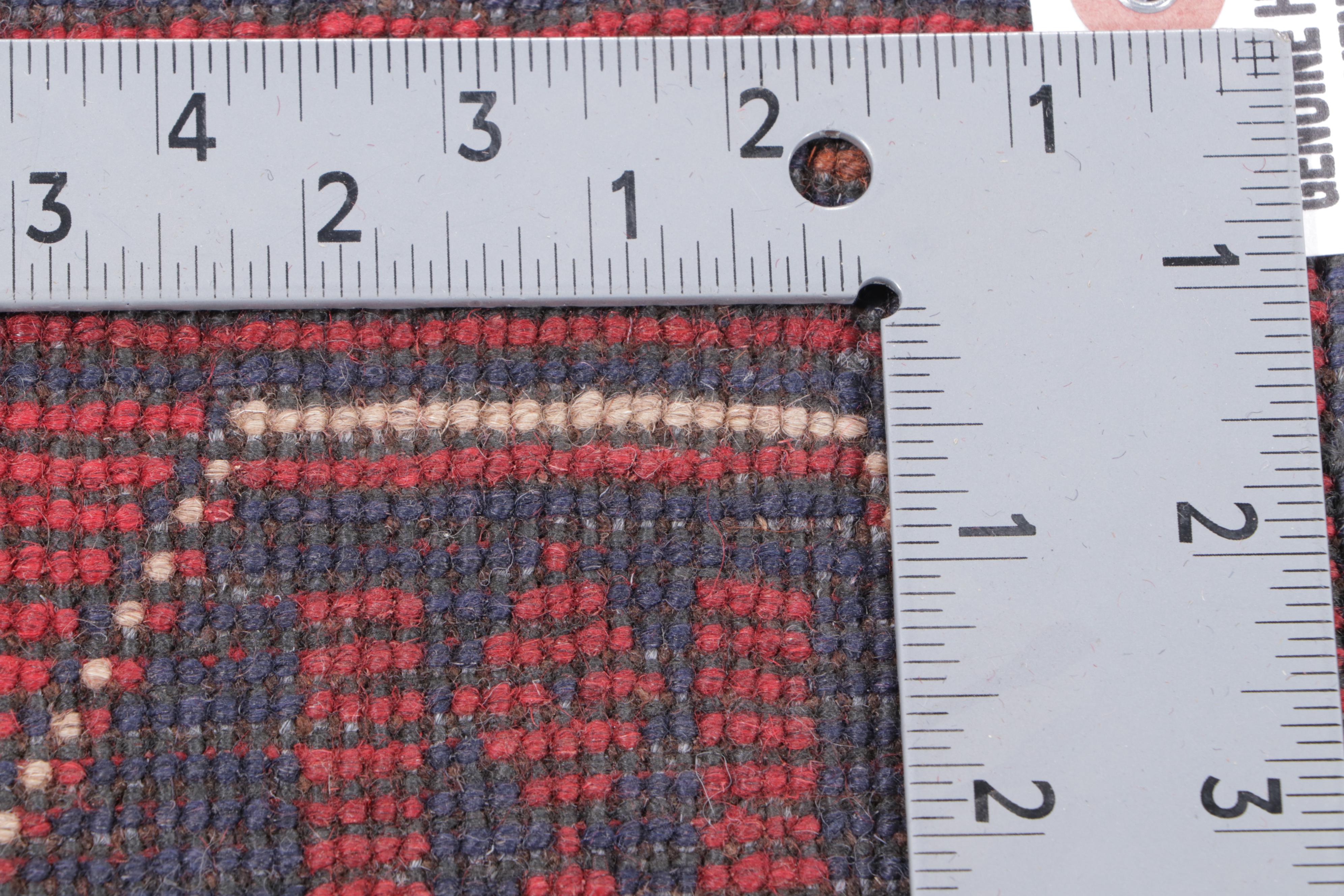 3'5 x 5'1 Hand-Knotted Afghan Kunduz Accent Rug