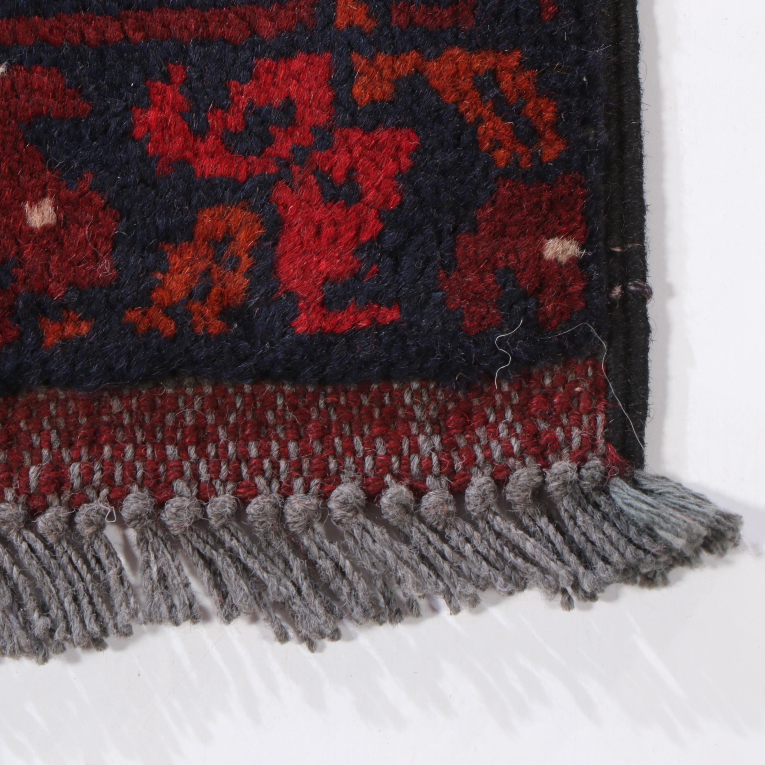 1'9 x 4'10 Hand-Knotted Afghan Kunduz Accent Rug