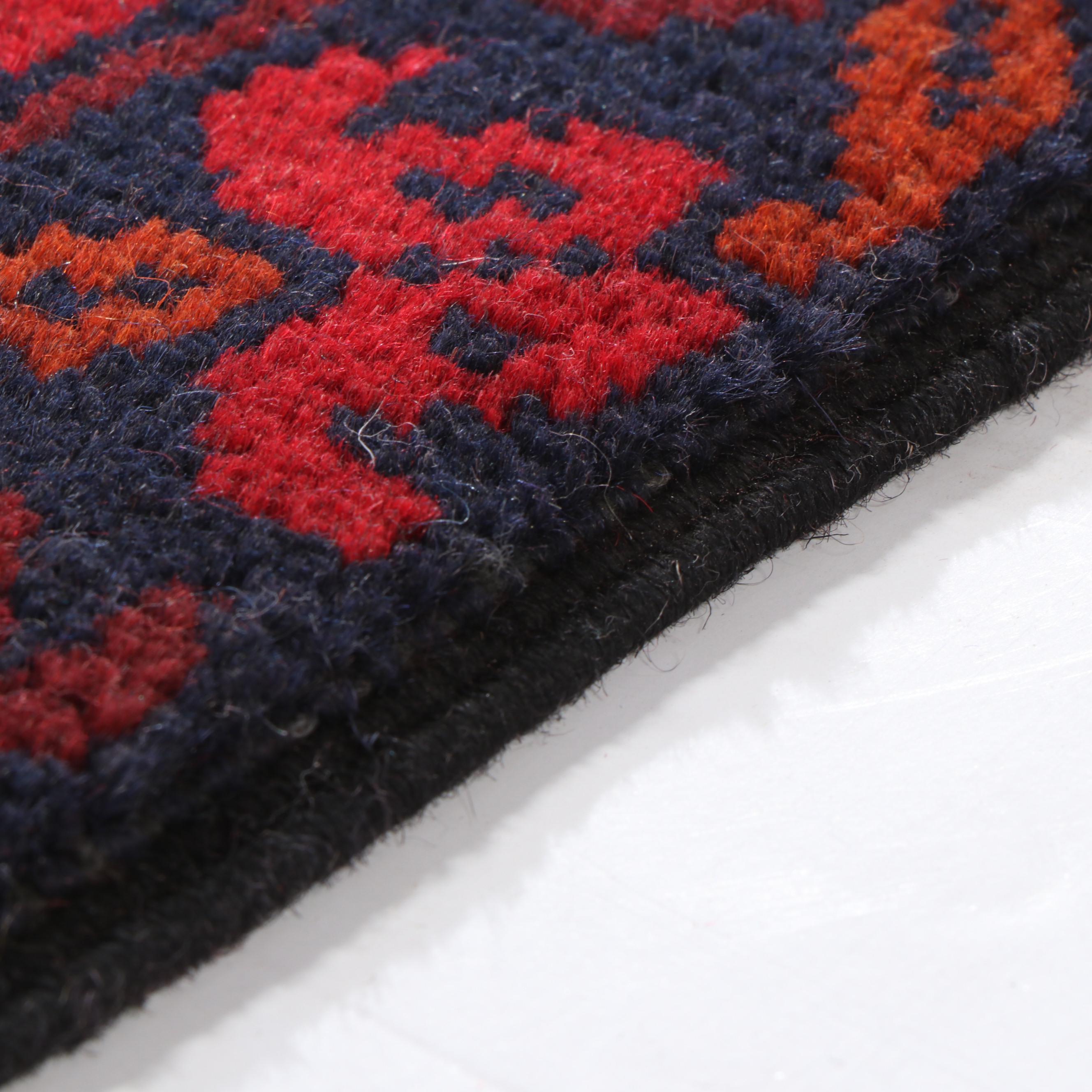 1'9 x 4'10 Hand-Knotted Afghan Kunduz Accent Rug