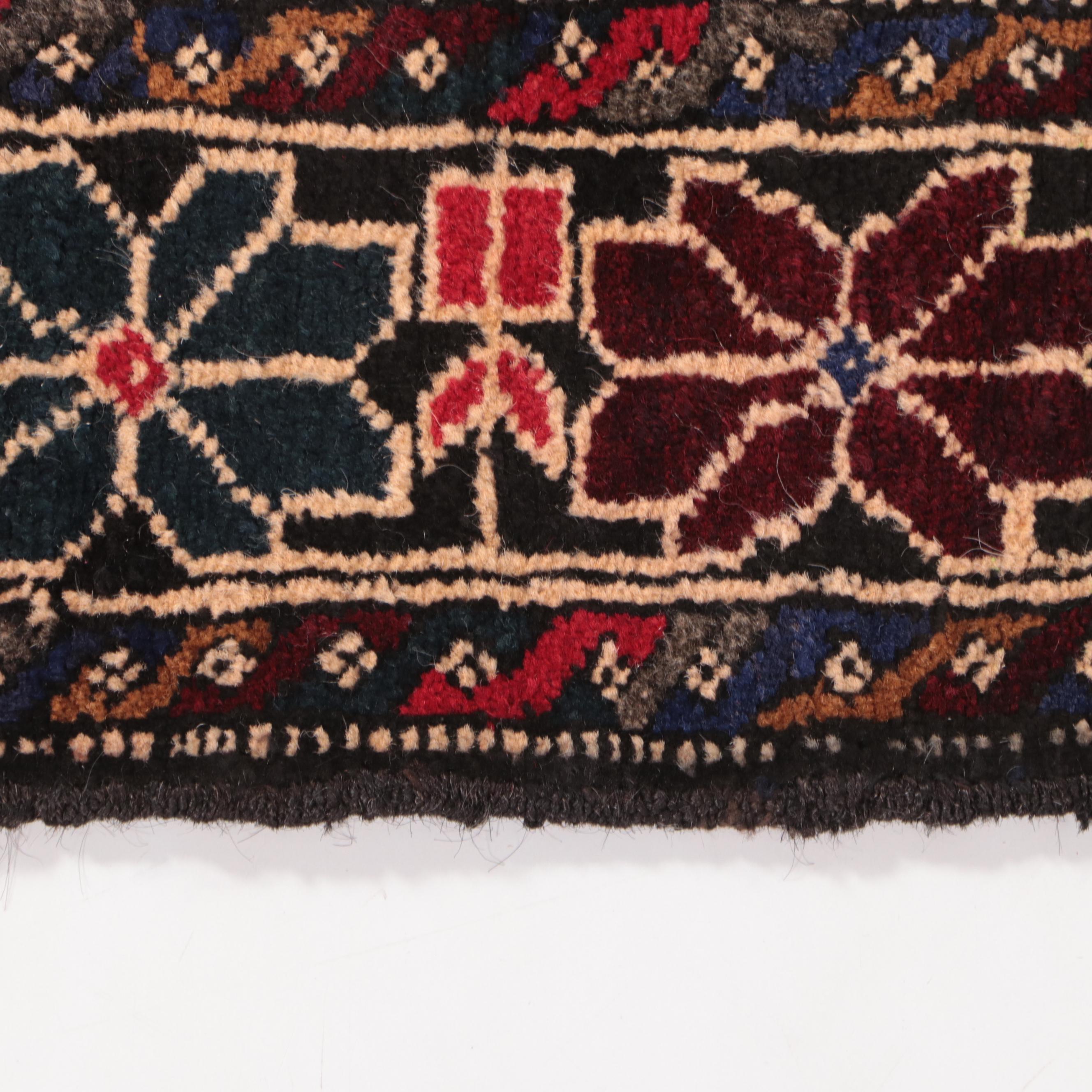 2'11 x 4'5 Hand-Knotted Afghan War Pictorial Accent Rug