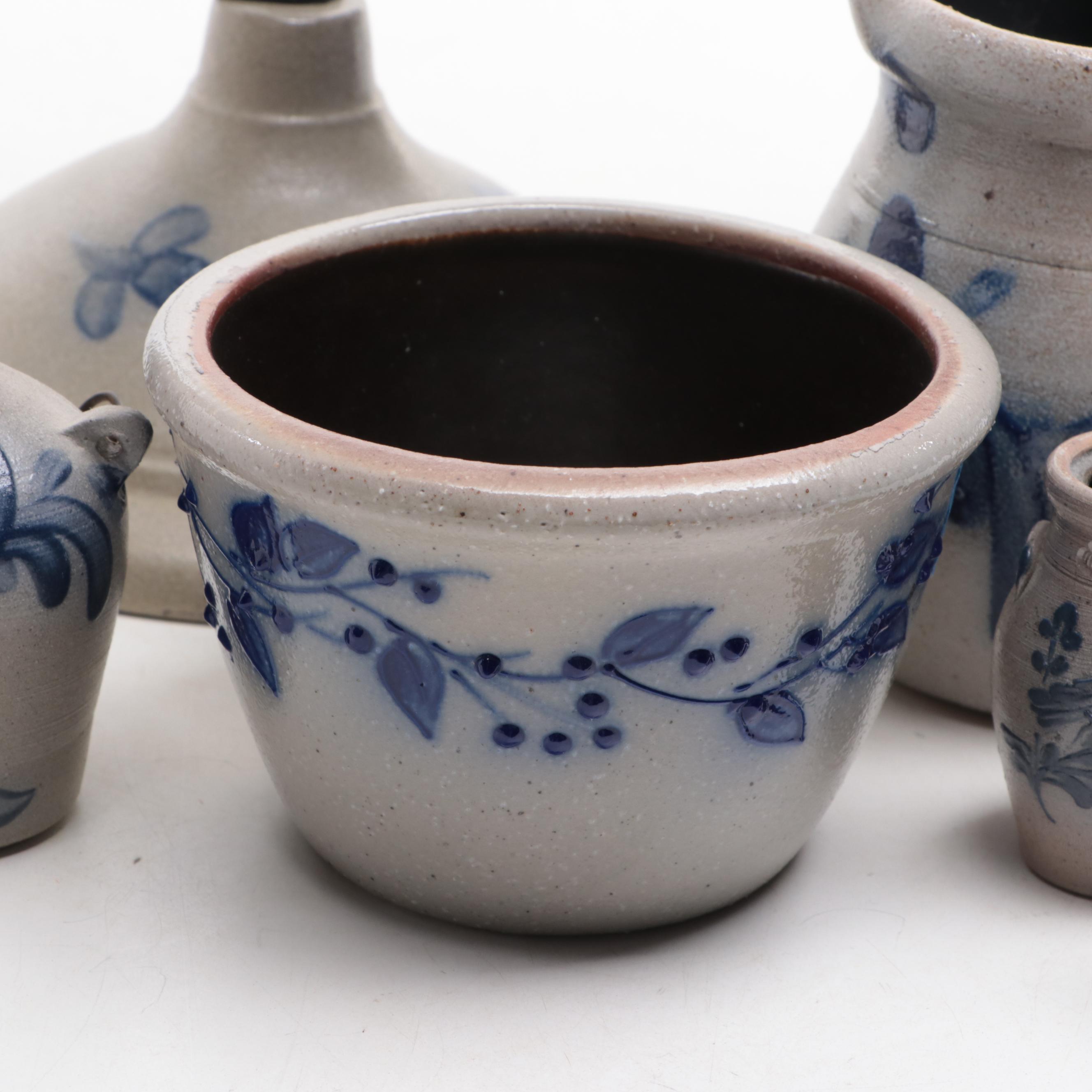 Rowe Pottery Works and Other Stoneware Table Accessories