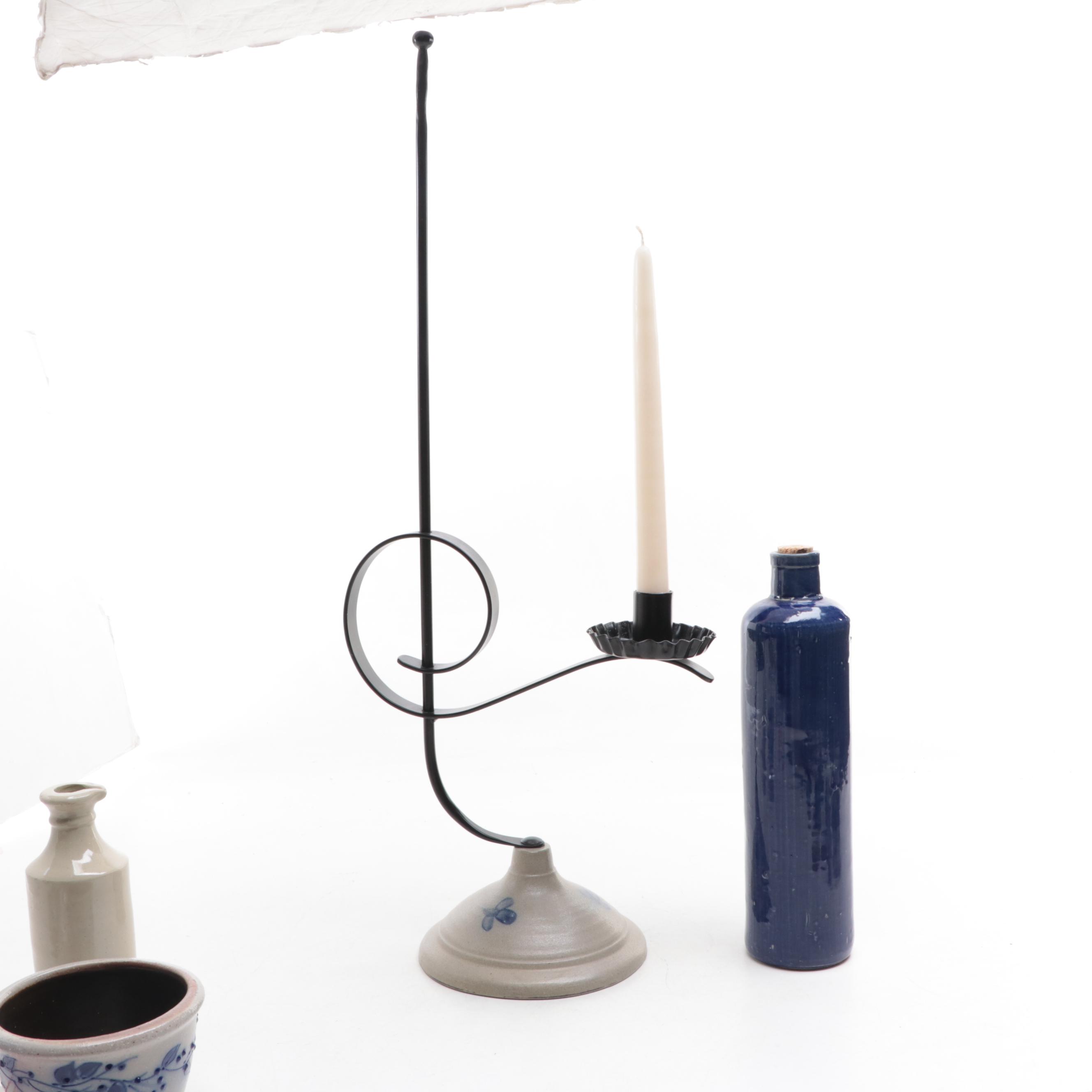 Rowe Pottery Works and Other Stoneware Table Accessories