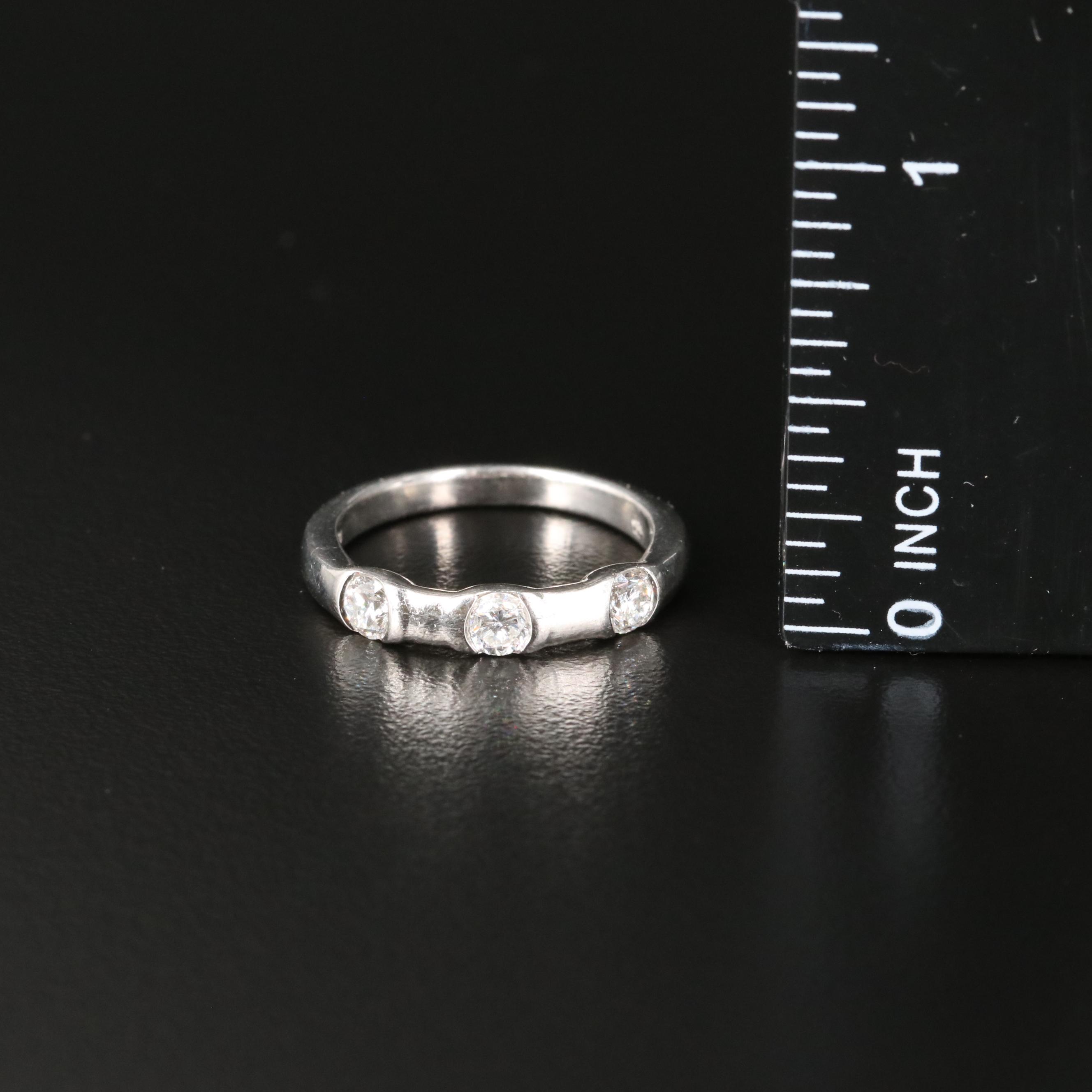 Platinum 0.45 CTW Diamond Band