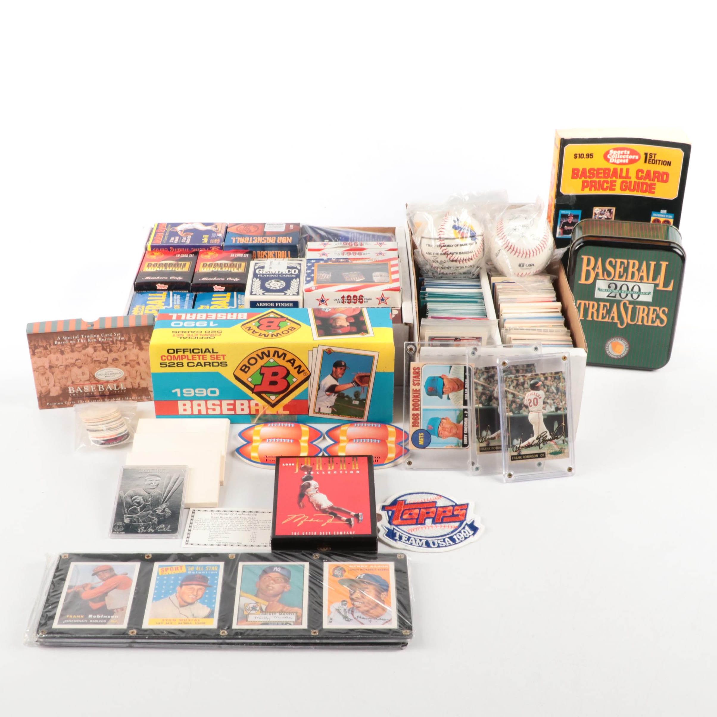 Topps with Other Sports Cards, Stan Musial, Nolan Ryan, and More, 1980s–2000s