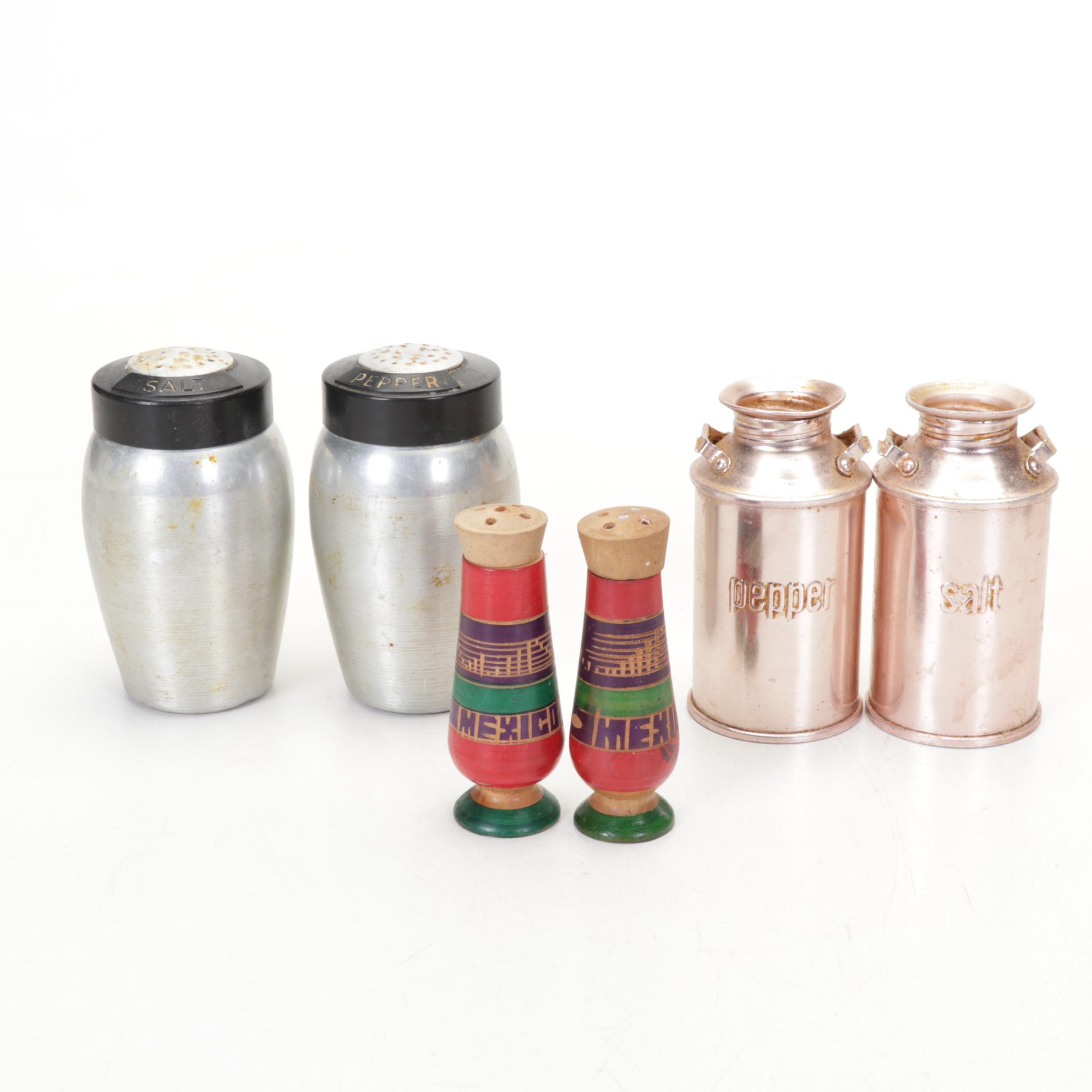 Novelty with Other Salt and Pepper Shakers and Tableware, 20th Century