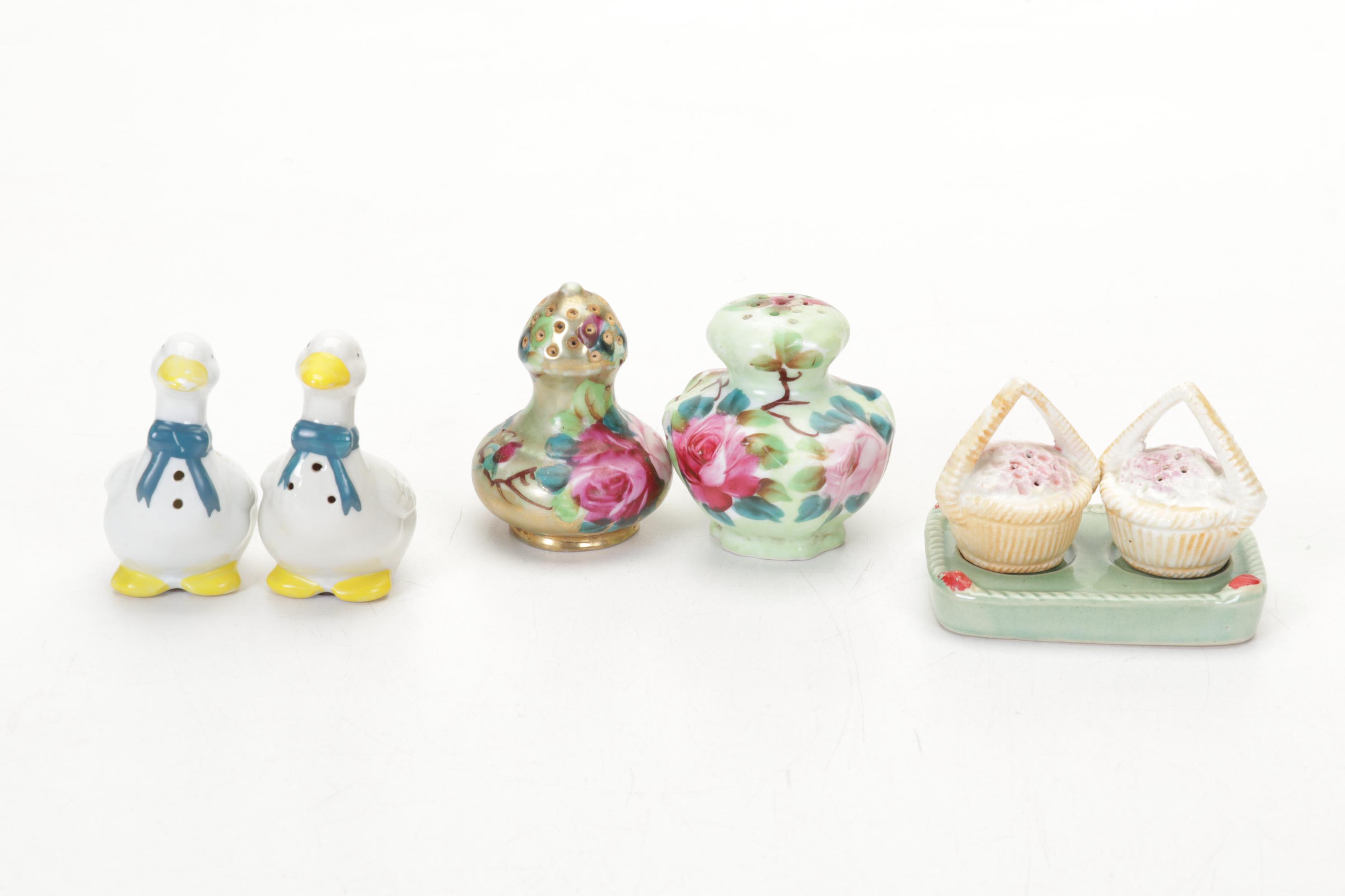Novelty with Other Salt and Pepper Shakers and Tableware, 20th Century
