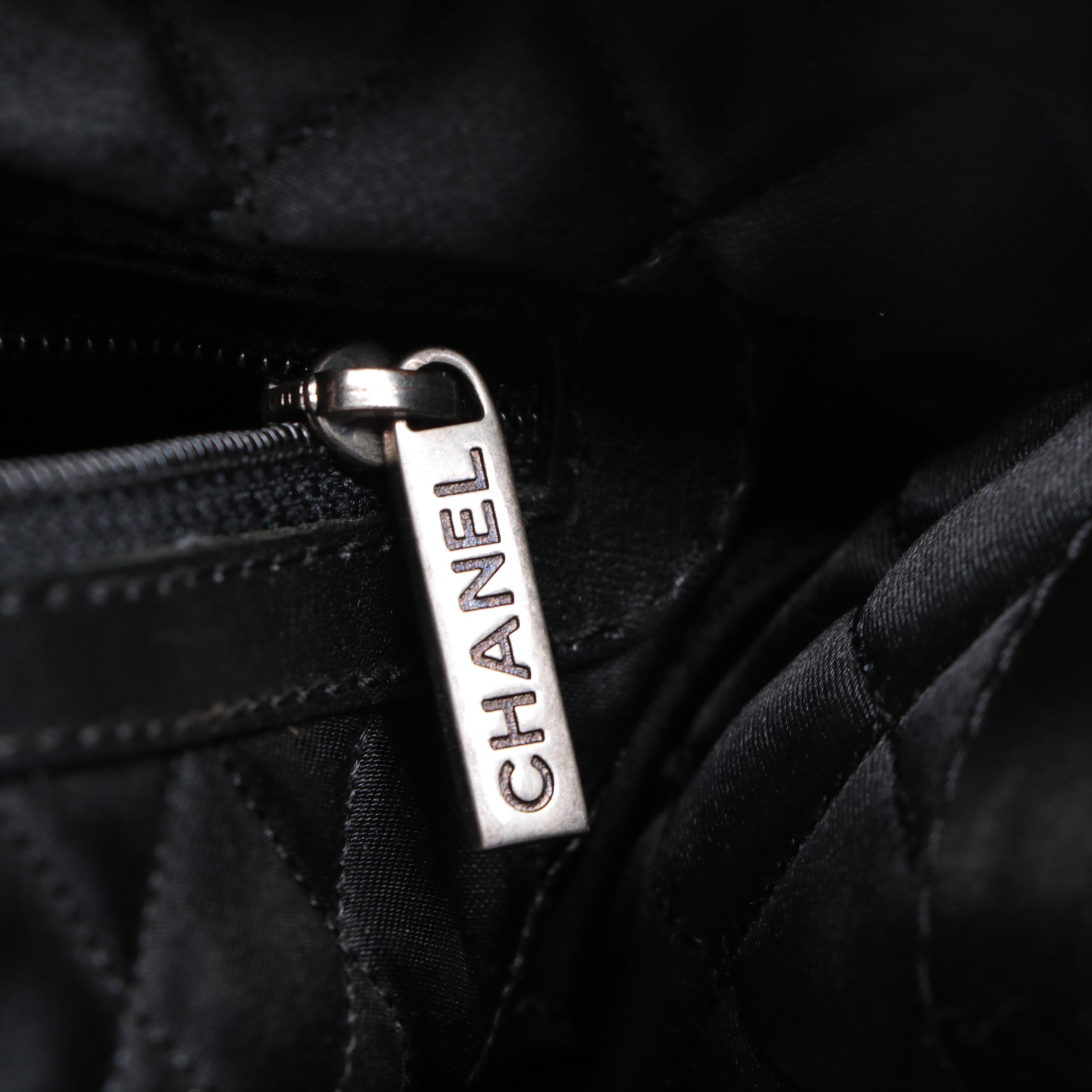 Chanel Tall Tote Bag with Interlocking CC Hardware in Calfskin Leather