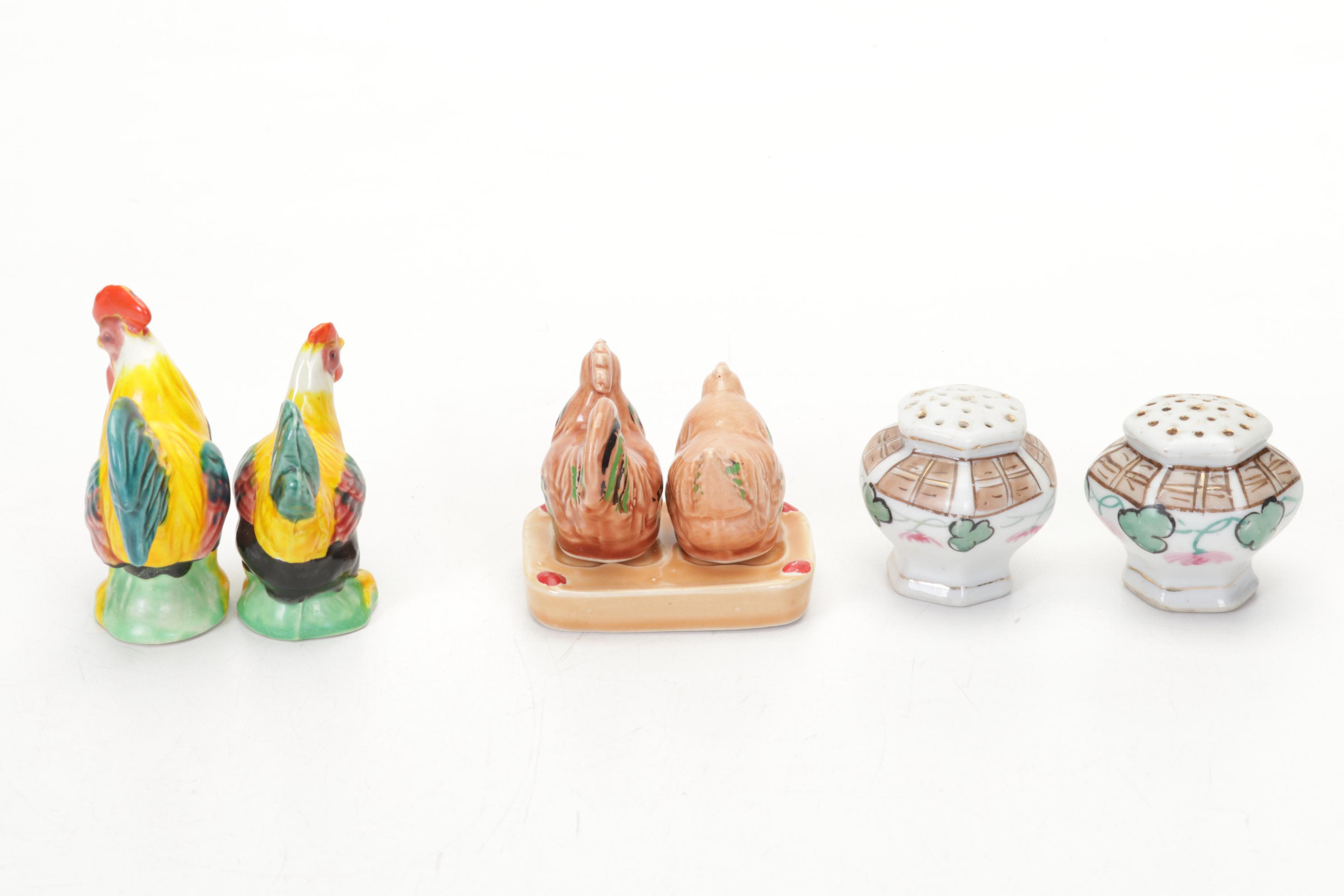 Novelty with Other Salt and Pepper Shakers and Tableware, 20th Century