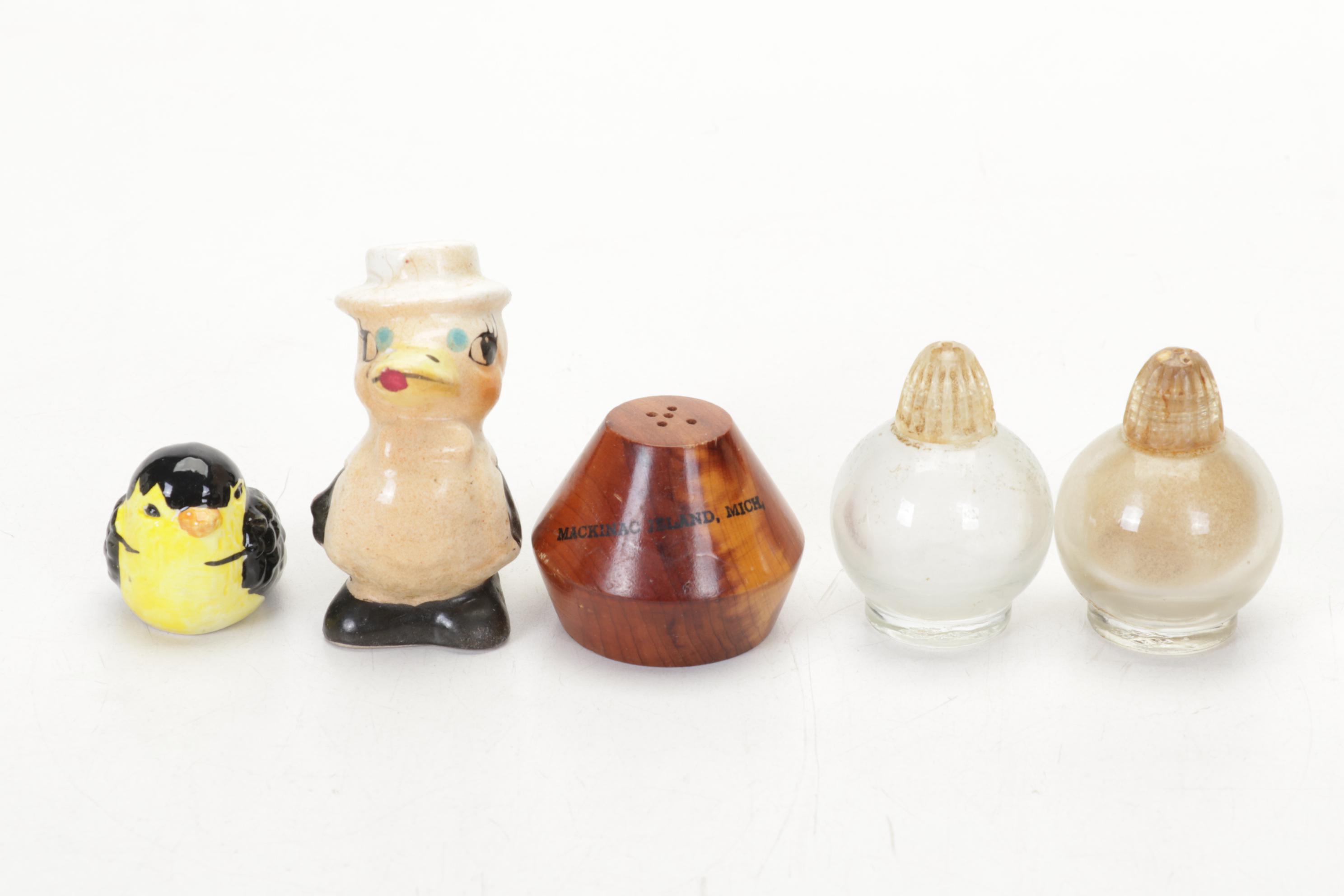 Novelty with Other Salt and Pepper Shakers and Tableware, 20th Century