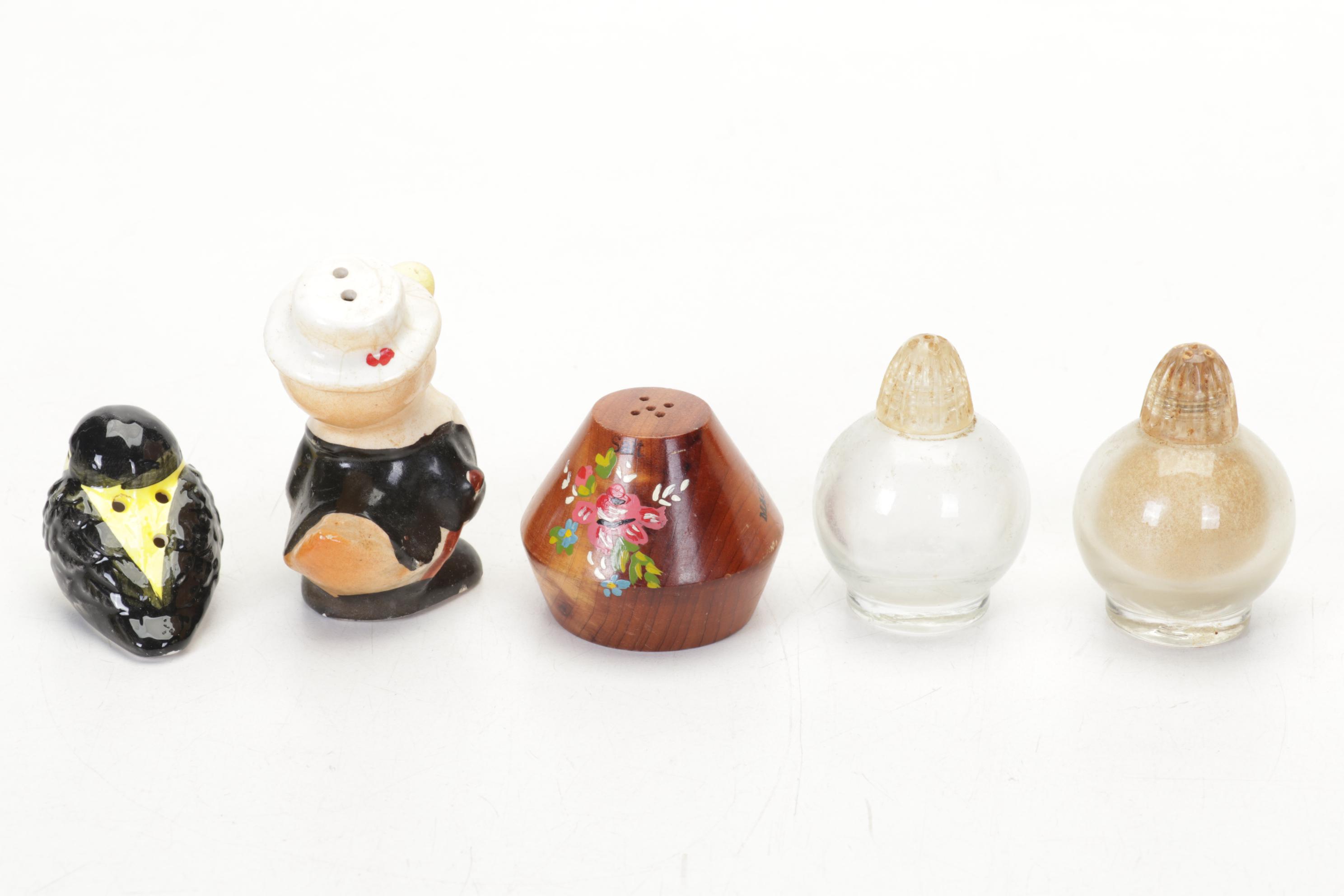 Novelty with Other Salt and Pepper Shakers and Tableware, 20th Century