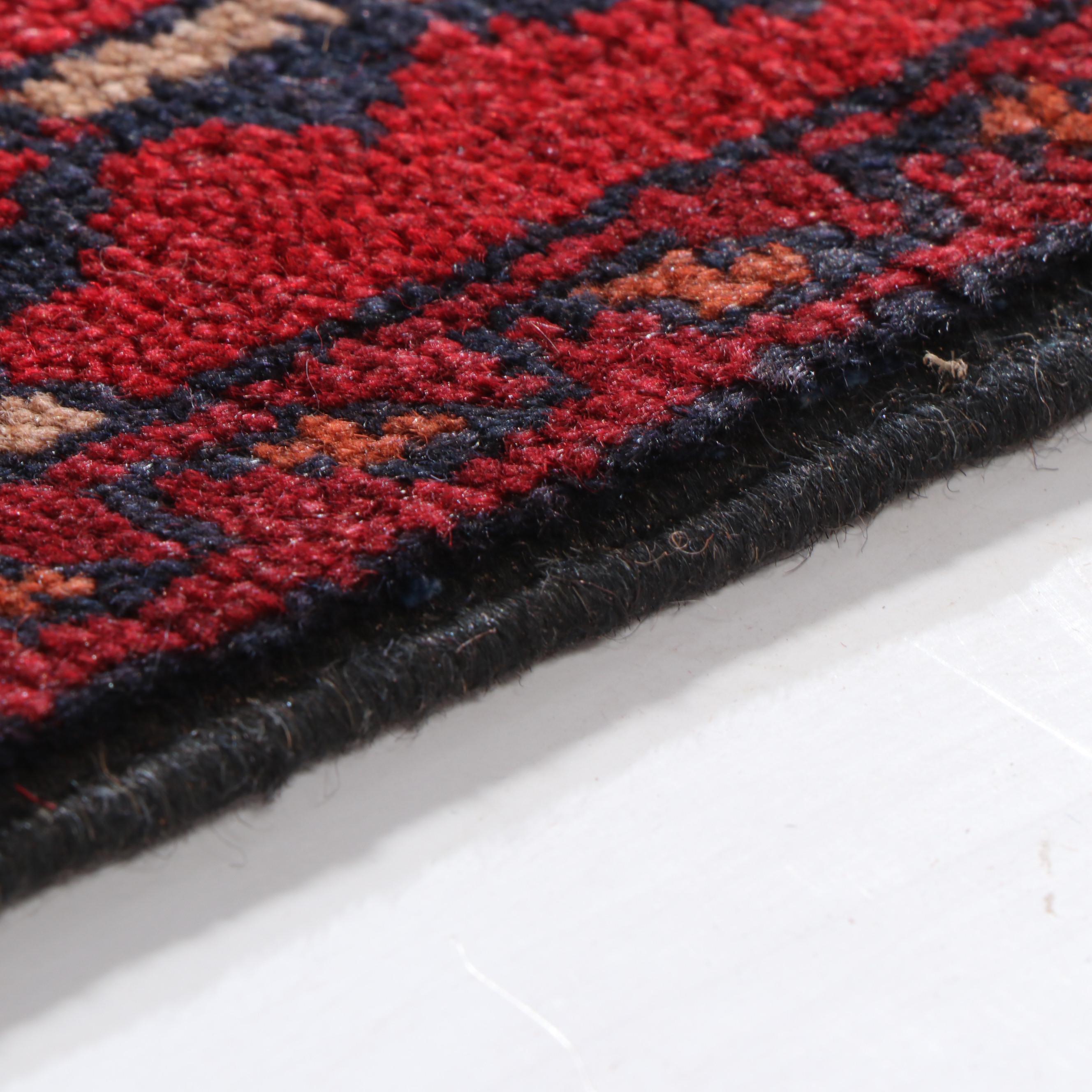 1'8 x 4'8 Hand-Knotted Afghan Kunduz Accent Rug