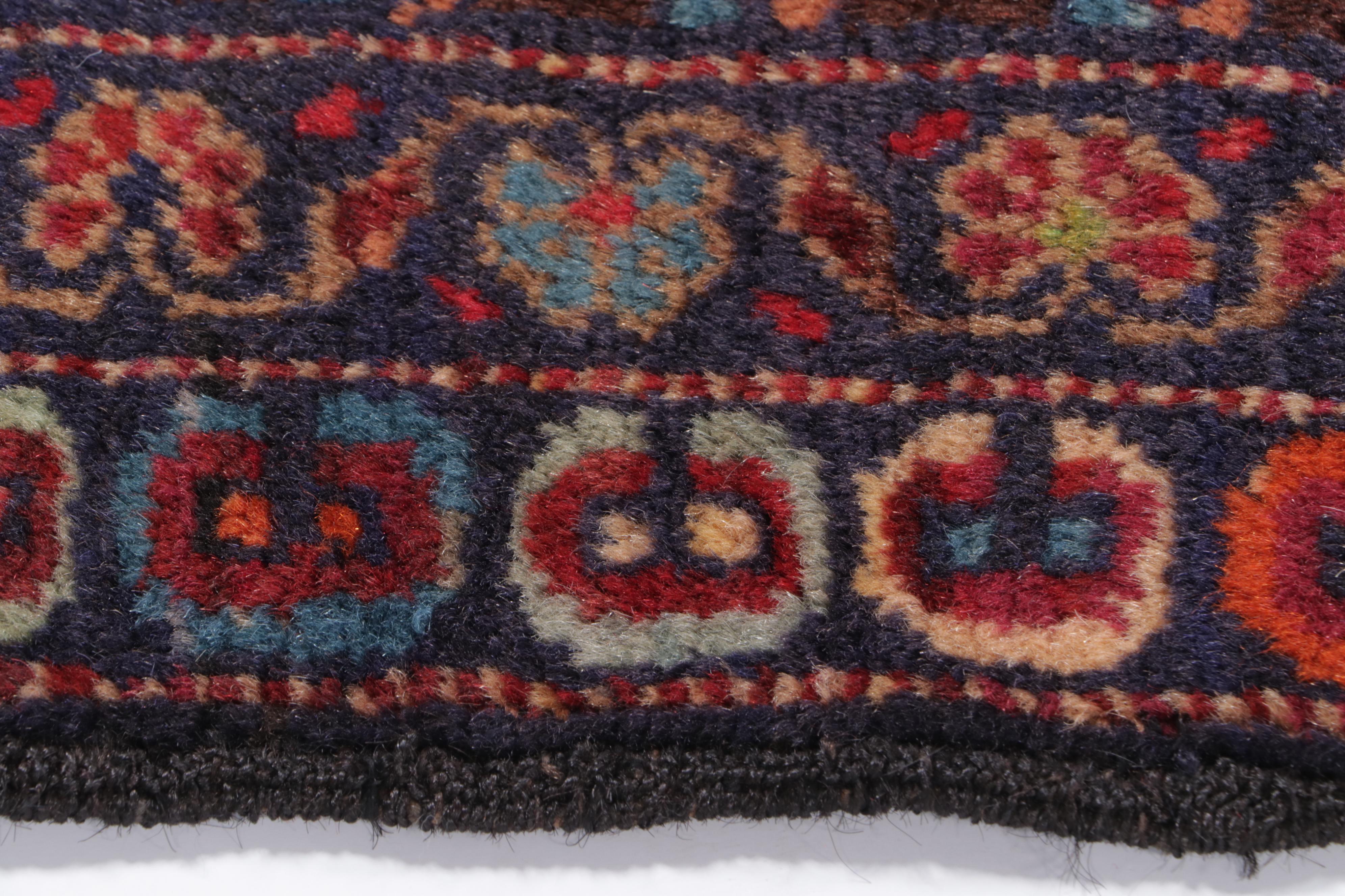 3'1 x 4'10 Hand-Knotted Afghan Turkmen Accent Rug