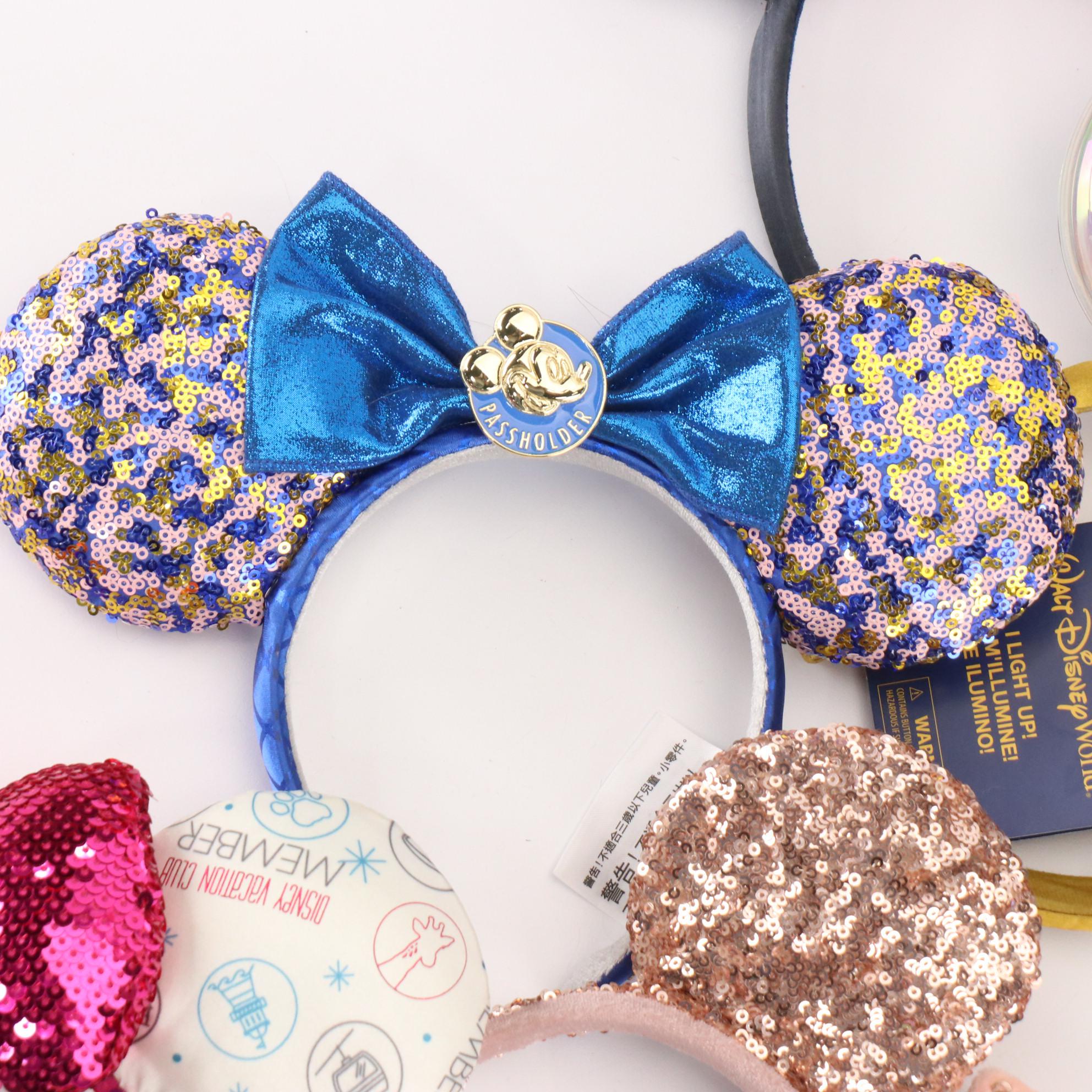 Disney Minnie Ear Sequined Headbands and Light-Up Headband
