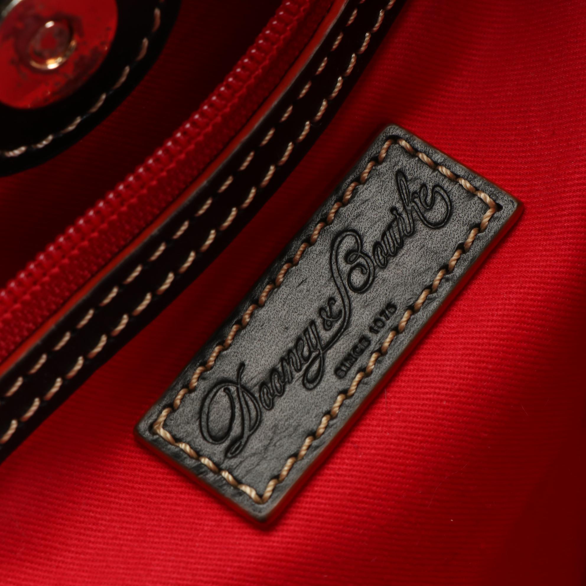 Dooney & Bourke Disney Two-Way Tote in Geometric Mickey & Minnie Printed Canvas