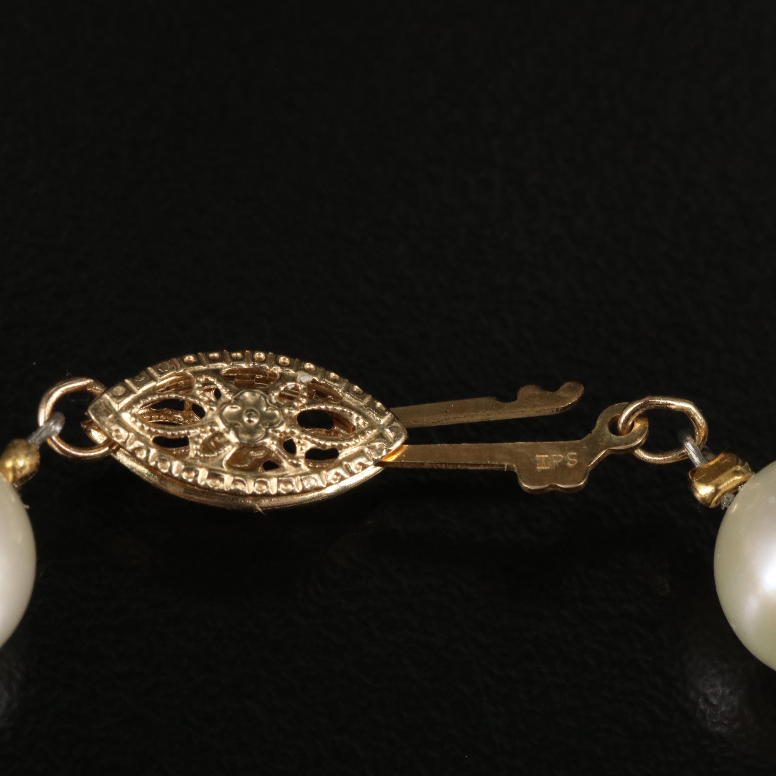 14K Pearl and Smoky Quartz Bracelet