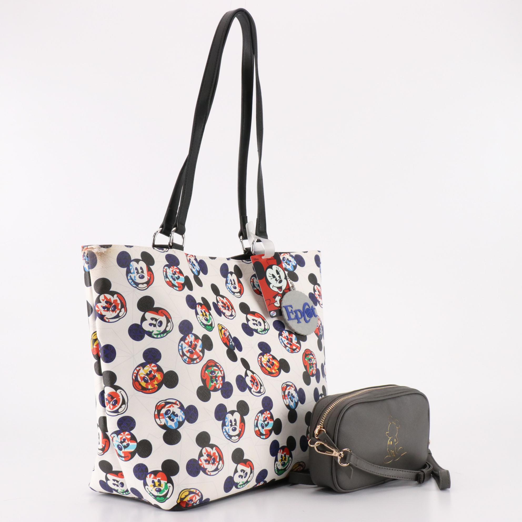Disney Pandora Crossbody Bag and Epcot Large Tote Bag