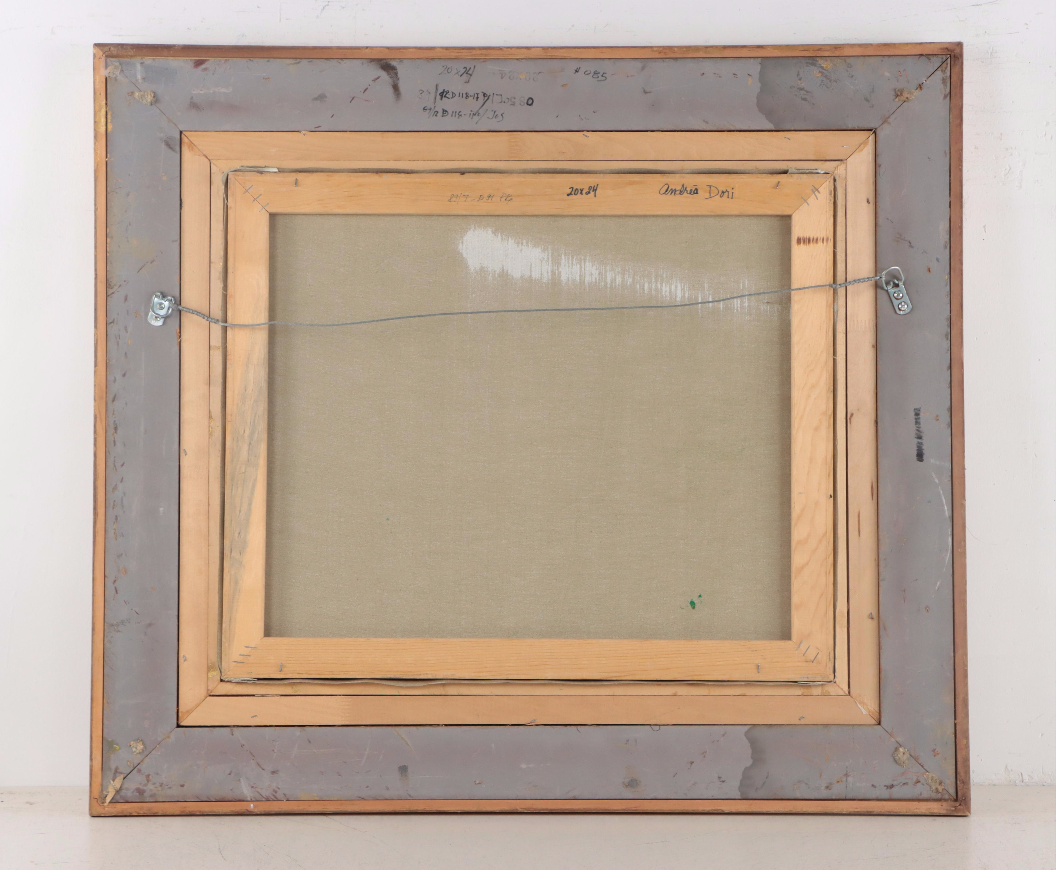 Andrea Dori Oil Painting of Children on the Beach After Hélène Léveillée