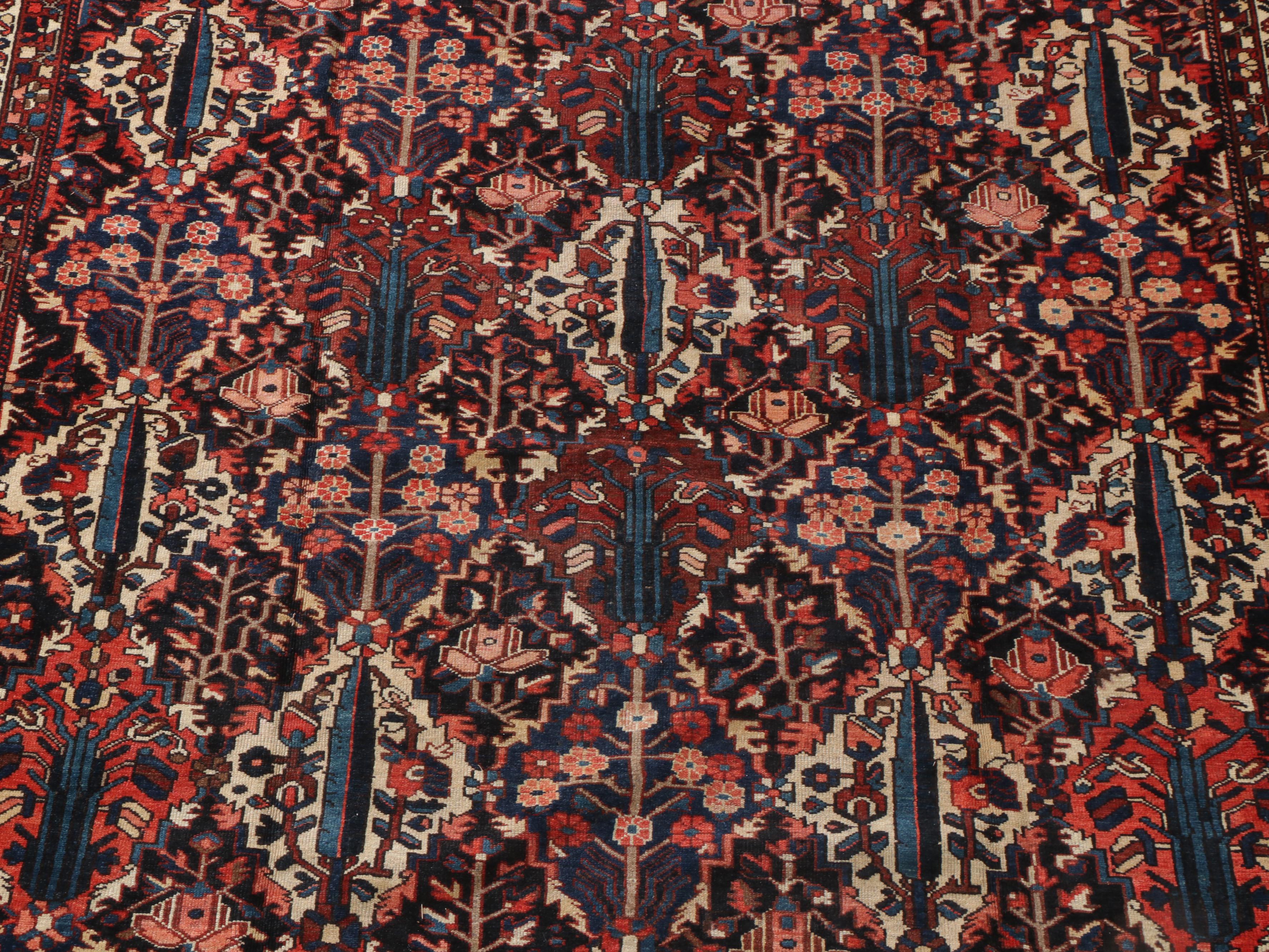 10'6 x 13'6 Hand-Knotted Persian Bakhtiari Room Sized Rug