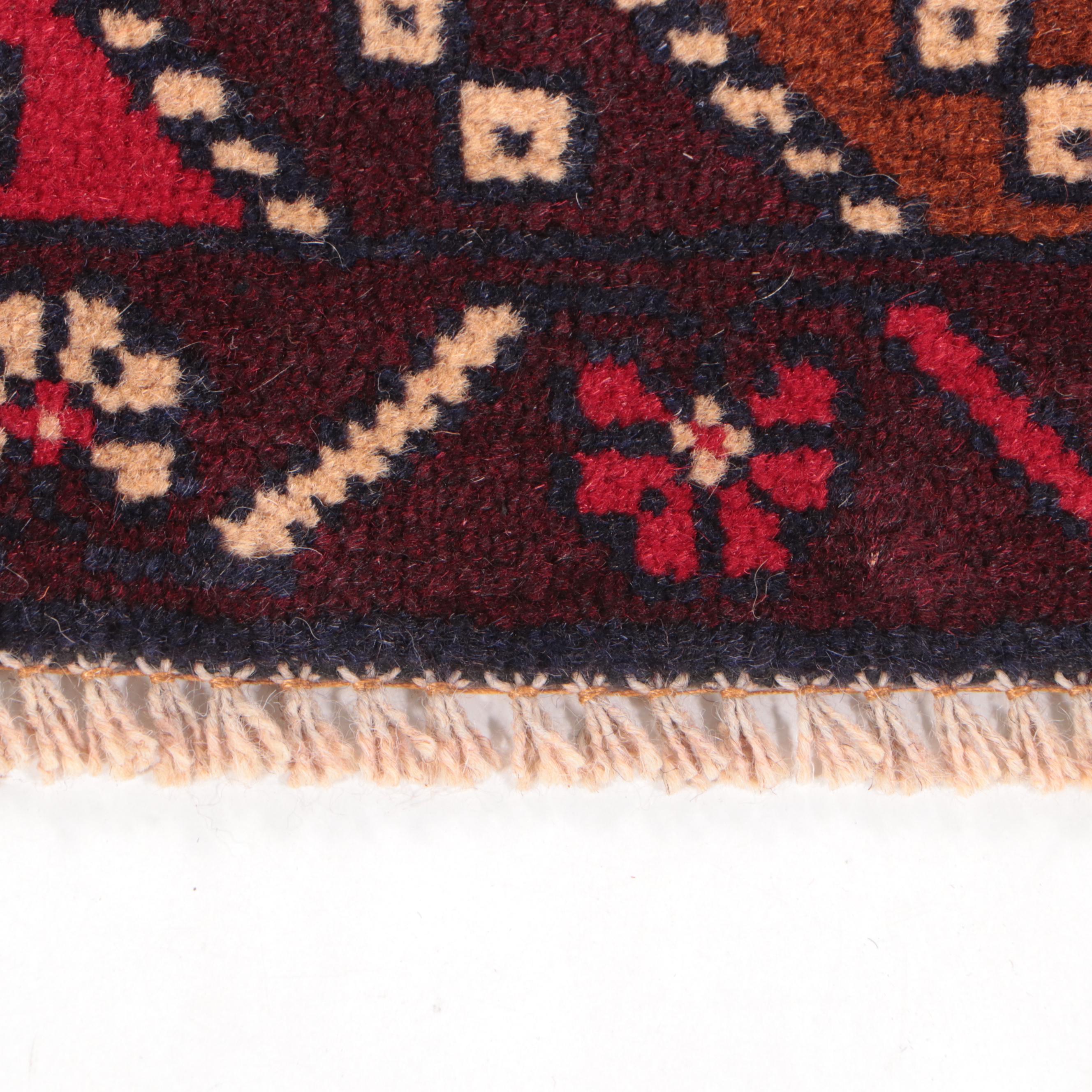3' x 4'11 Hand-Knotted Afghan Taimani Accent Rug