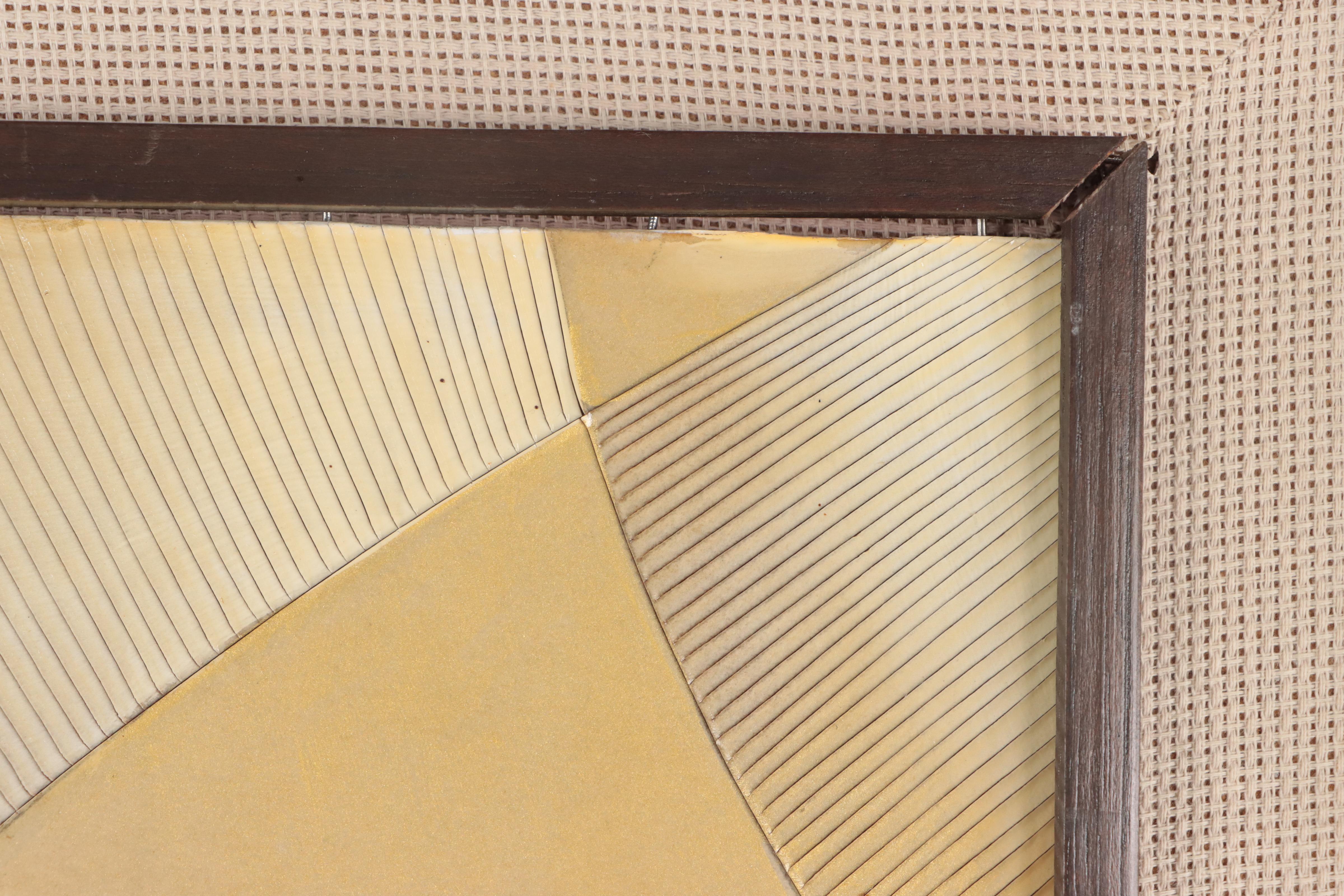 Oscar Payés Mixed Media Painting "Palín, Guatemala," 1986