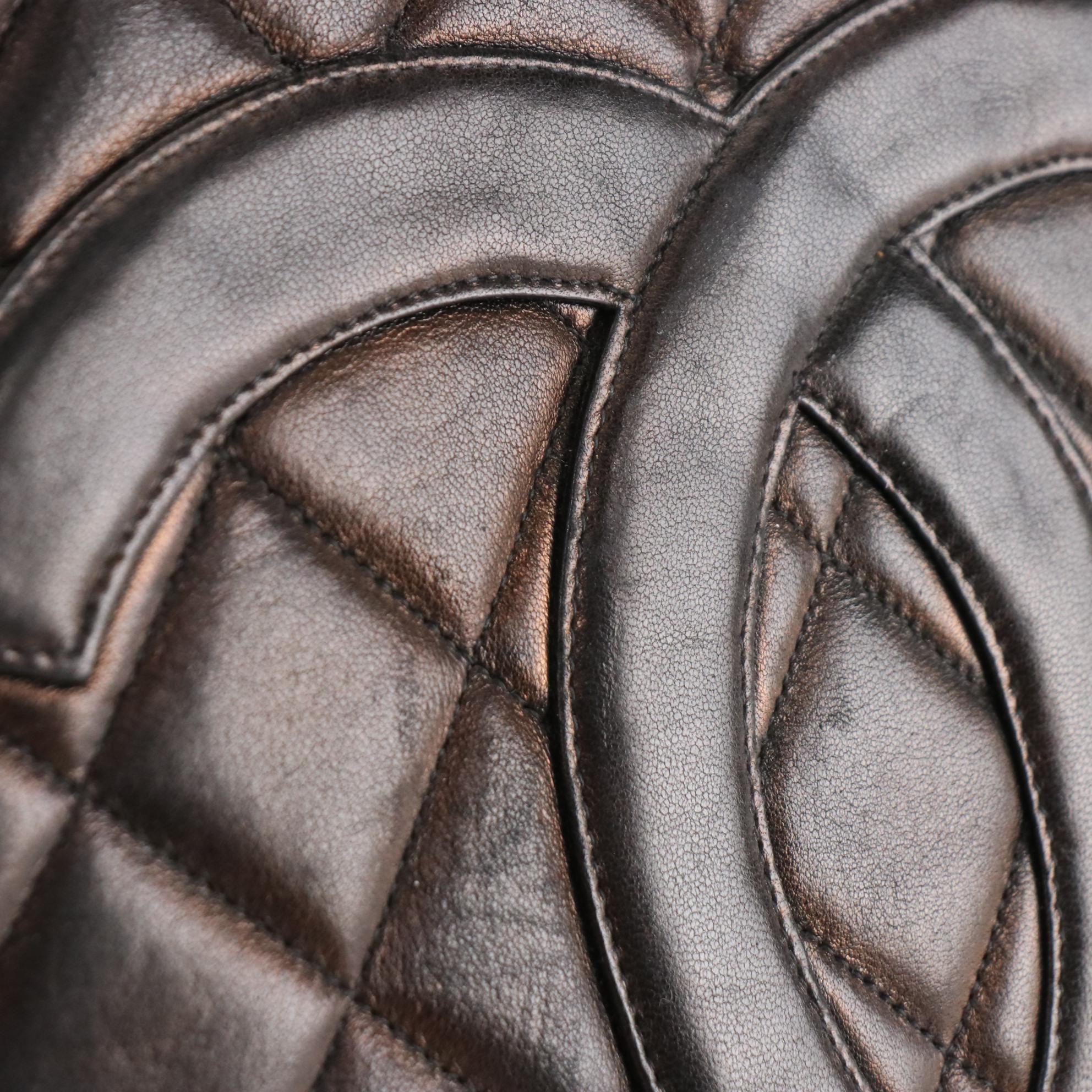 Chanel Medallion Quilted Leather Tote