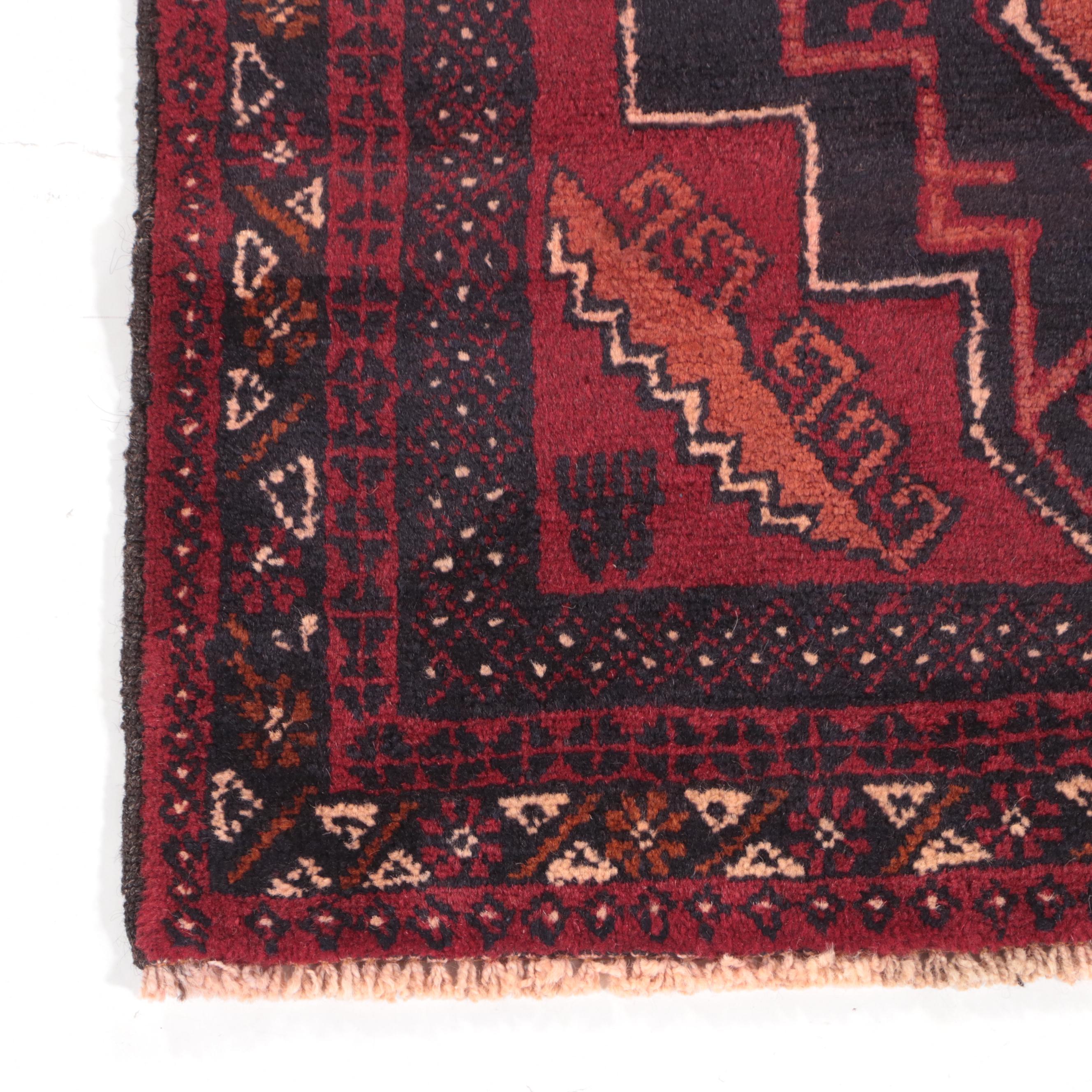 2'8 x 4'8 Hand-Knotted Afghan Taimani Accent Rug