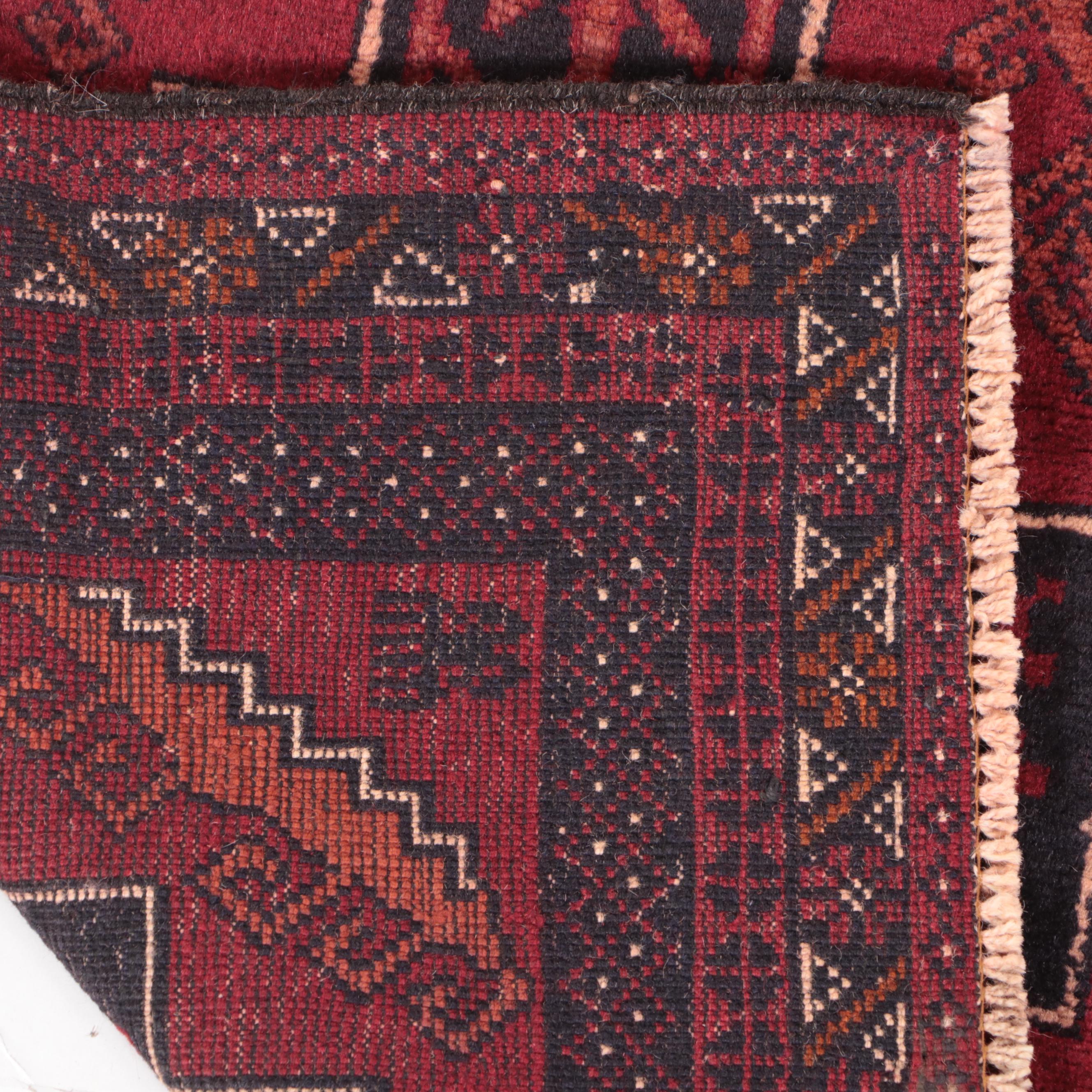 2'8 x 4'8 Hand-Knotted Afghan Taimani Accent Rug