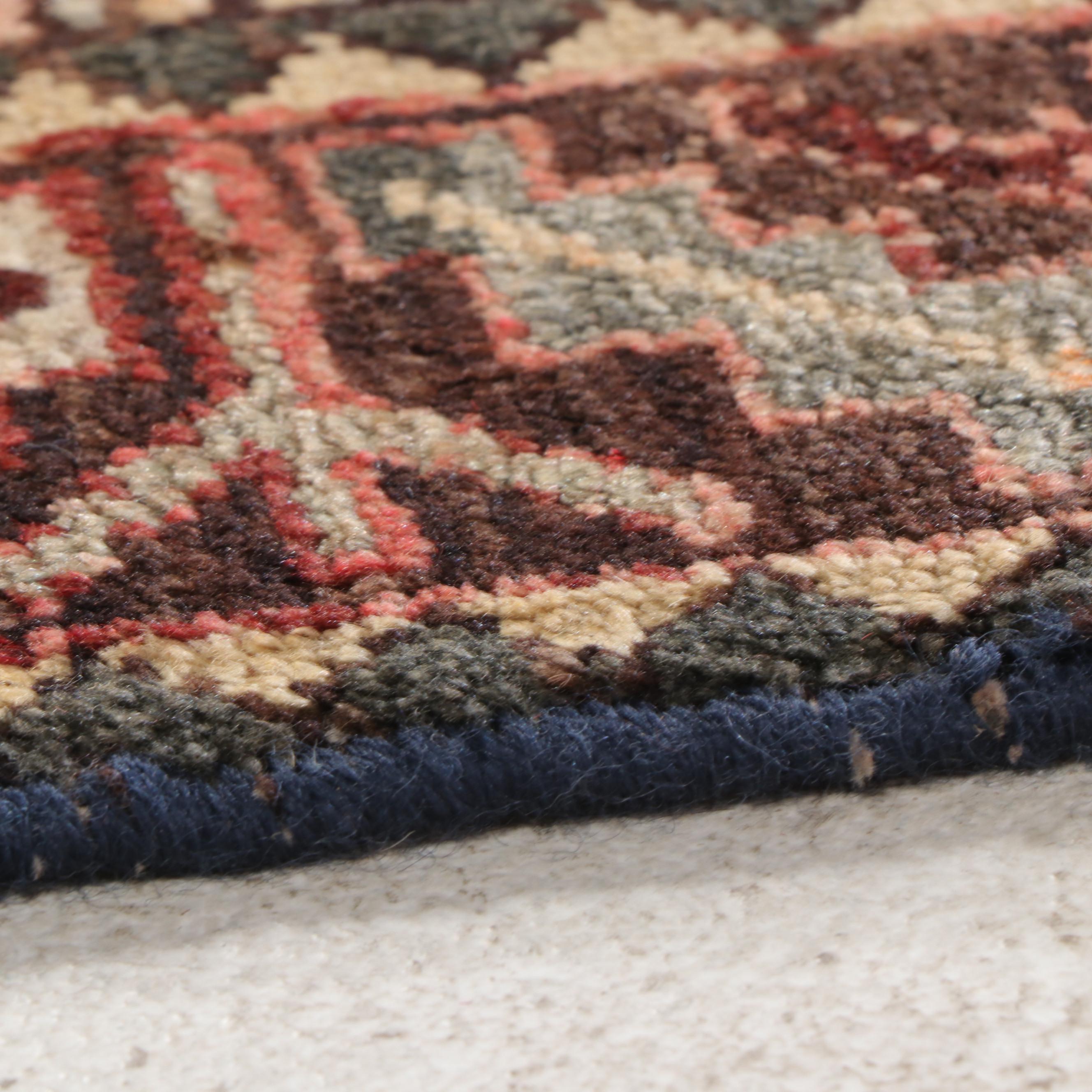 3'8 x 5' Hand-Knotted Persian Hamadan Area Rug