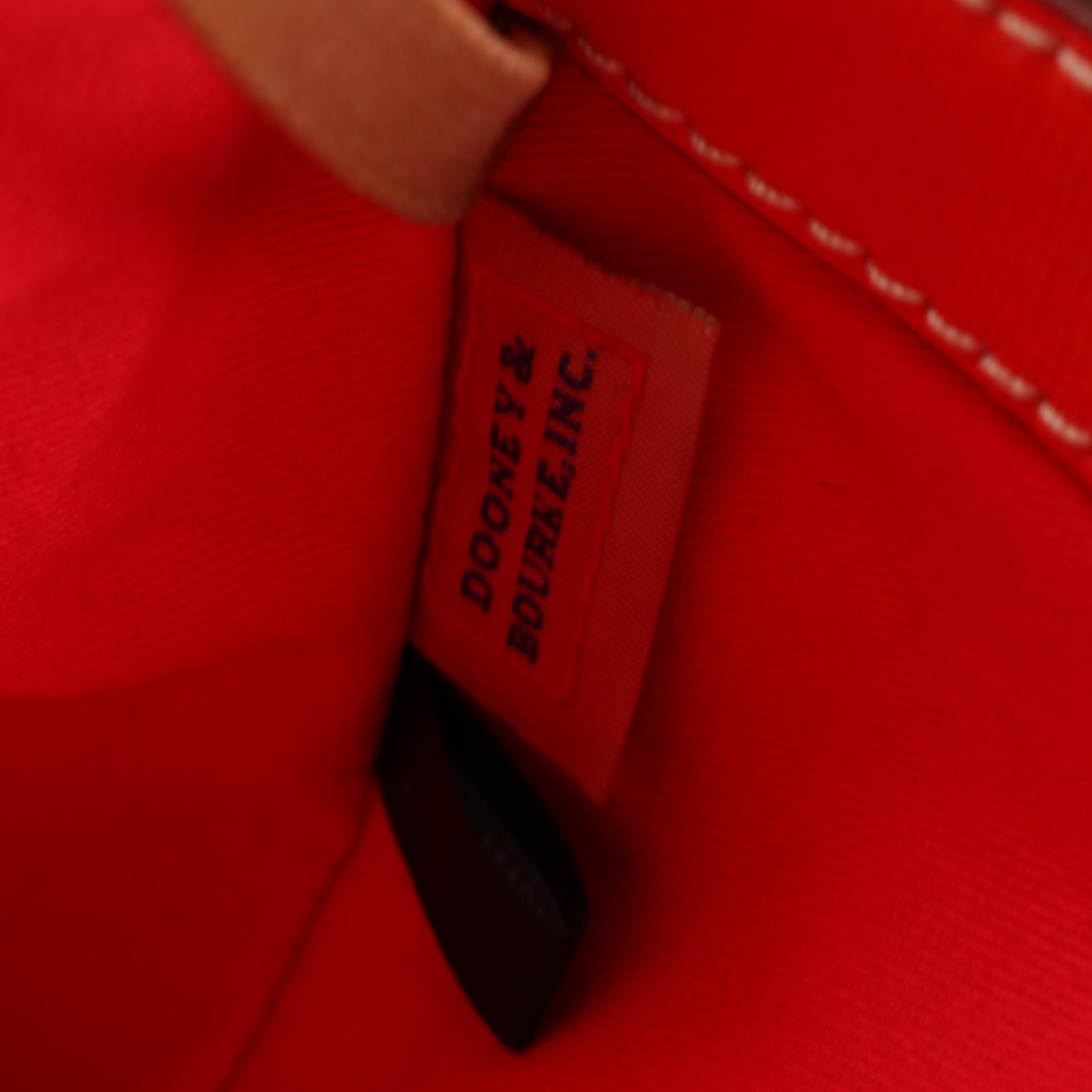 Dooney & Bourke Gray Crossbody, Burgundy Tote, & Orange Shoulder Bag in Leather