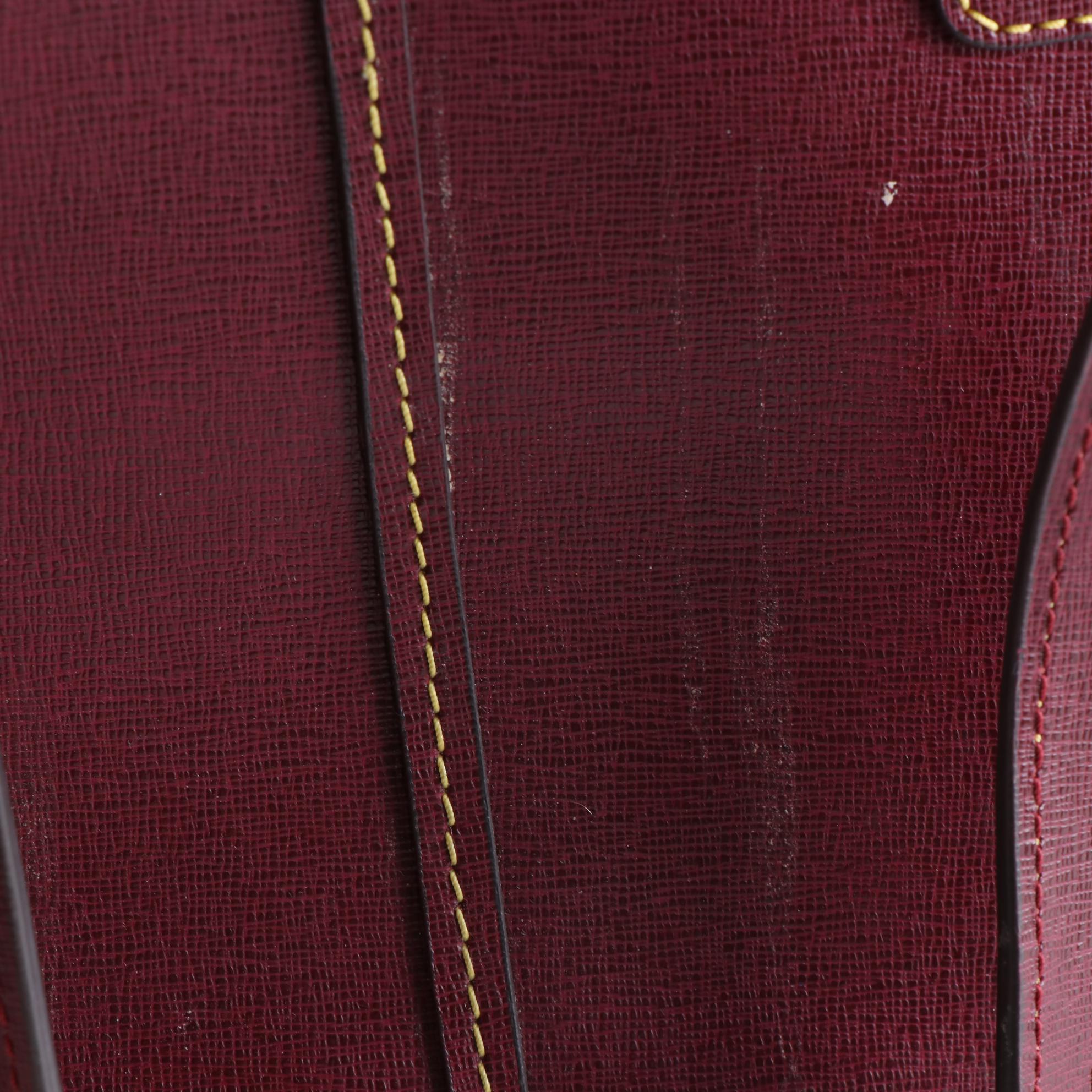 Dooney & Bourke Gray Crossbody, Burgundy Tote, & Orange Shoulder Bag in Leather