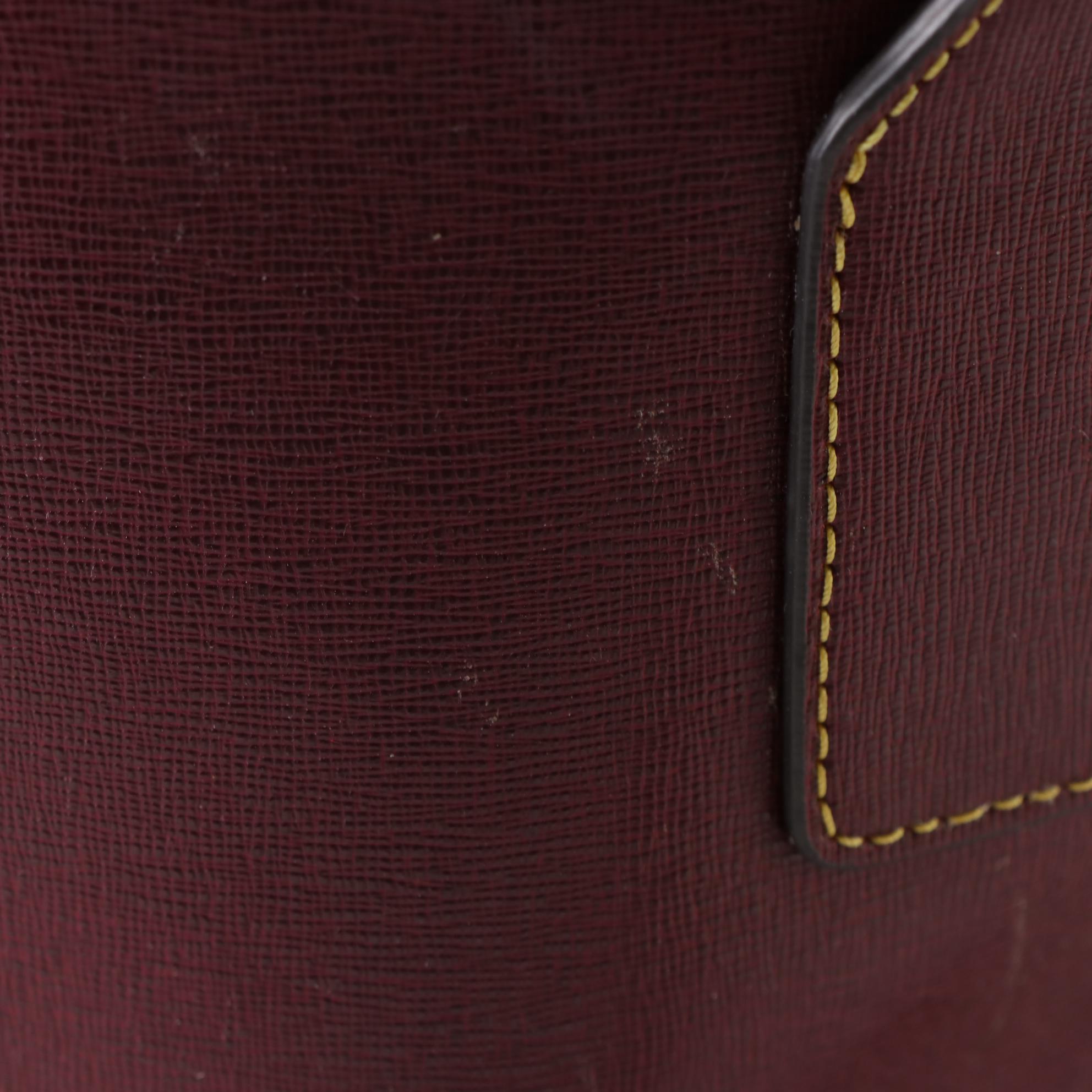 Dooney & Bourke Gray Crossbody, Burgundy Tote, & Orange Shoulder Bag in Leather