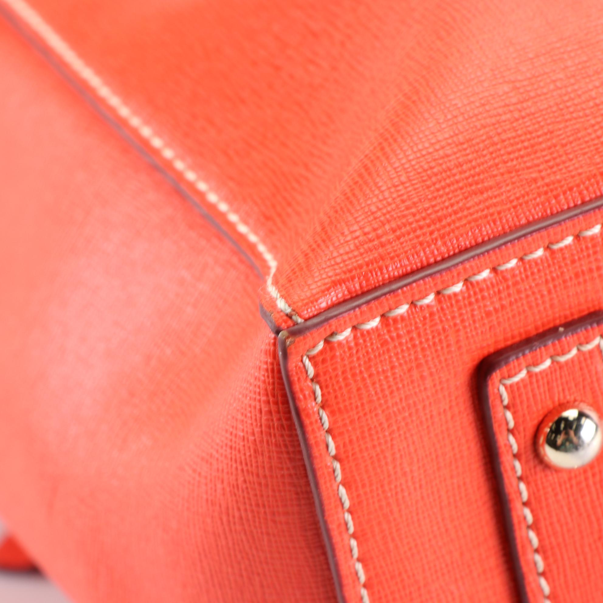 Dooney & Bourke Gray Crossbody, Burgundy Tote, & Orange Shoulder Bag in Leather