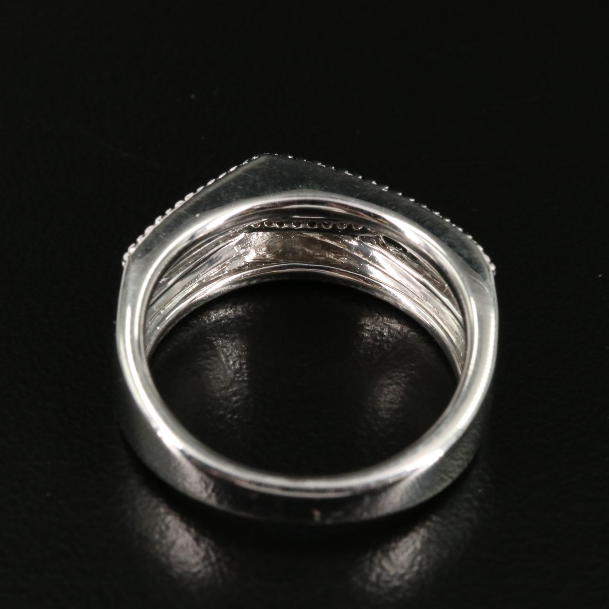 Sterling 0.11 CTW Diamond Ring