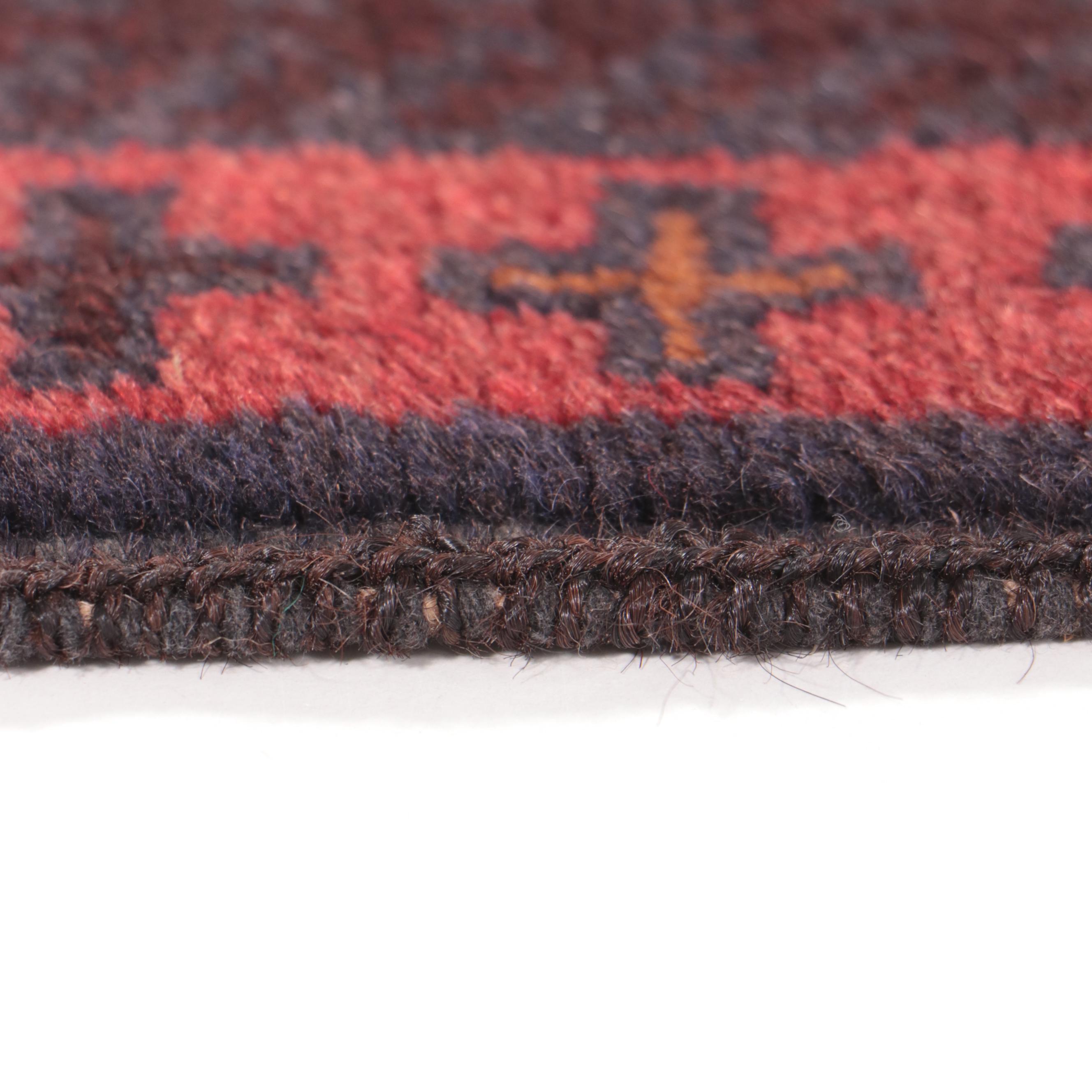 2'9 x 5' Hand-Knotted Afghan Taimani Accent Rug