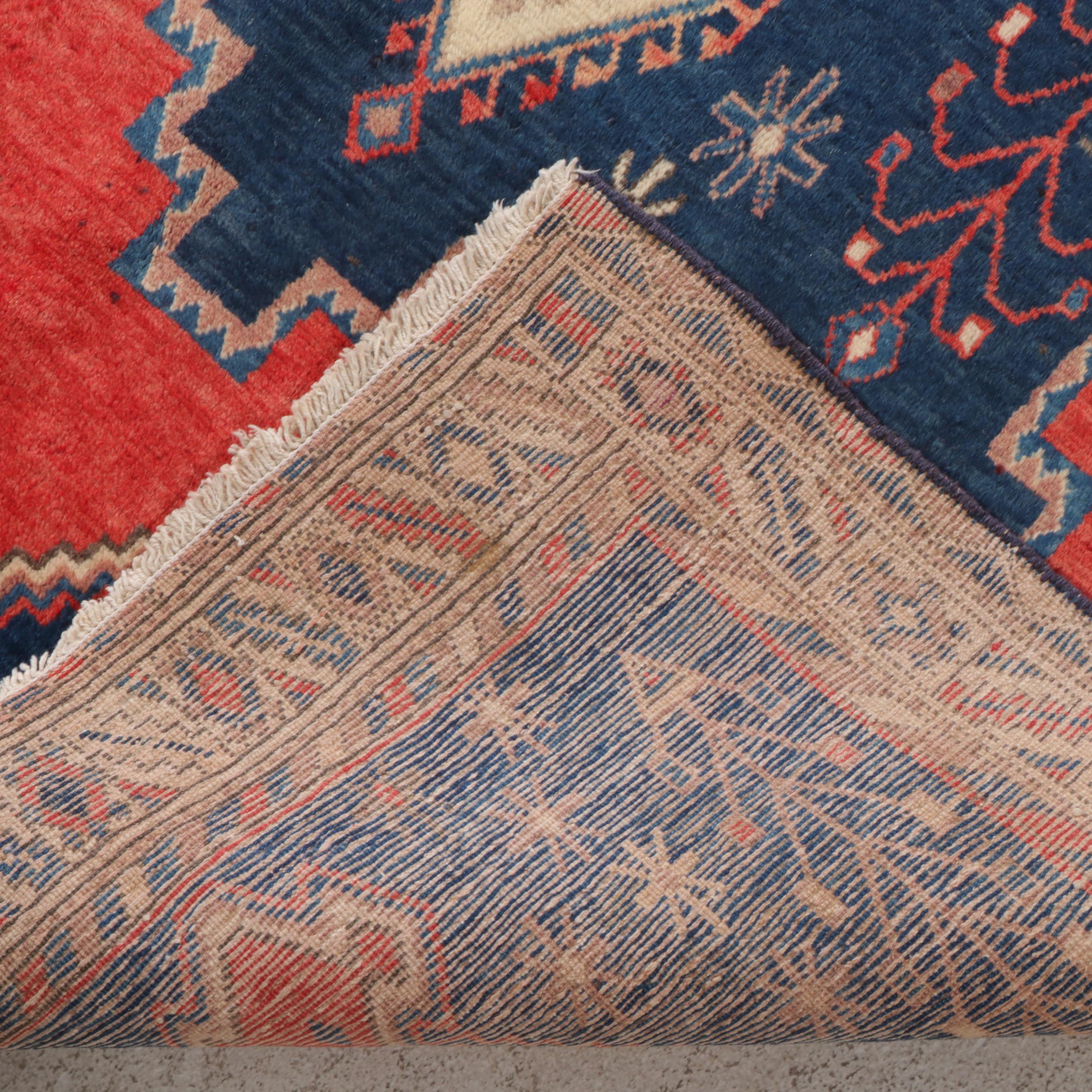 5' x 6'8 Hand-Knotted Persian Sirjan Area Rug