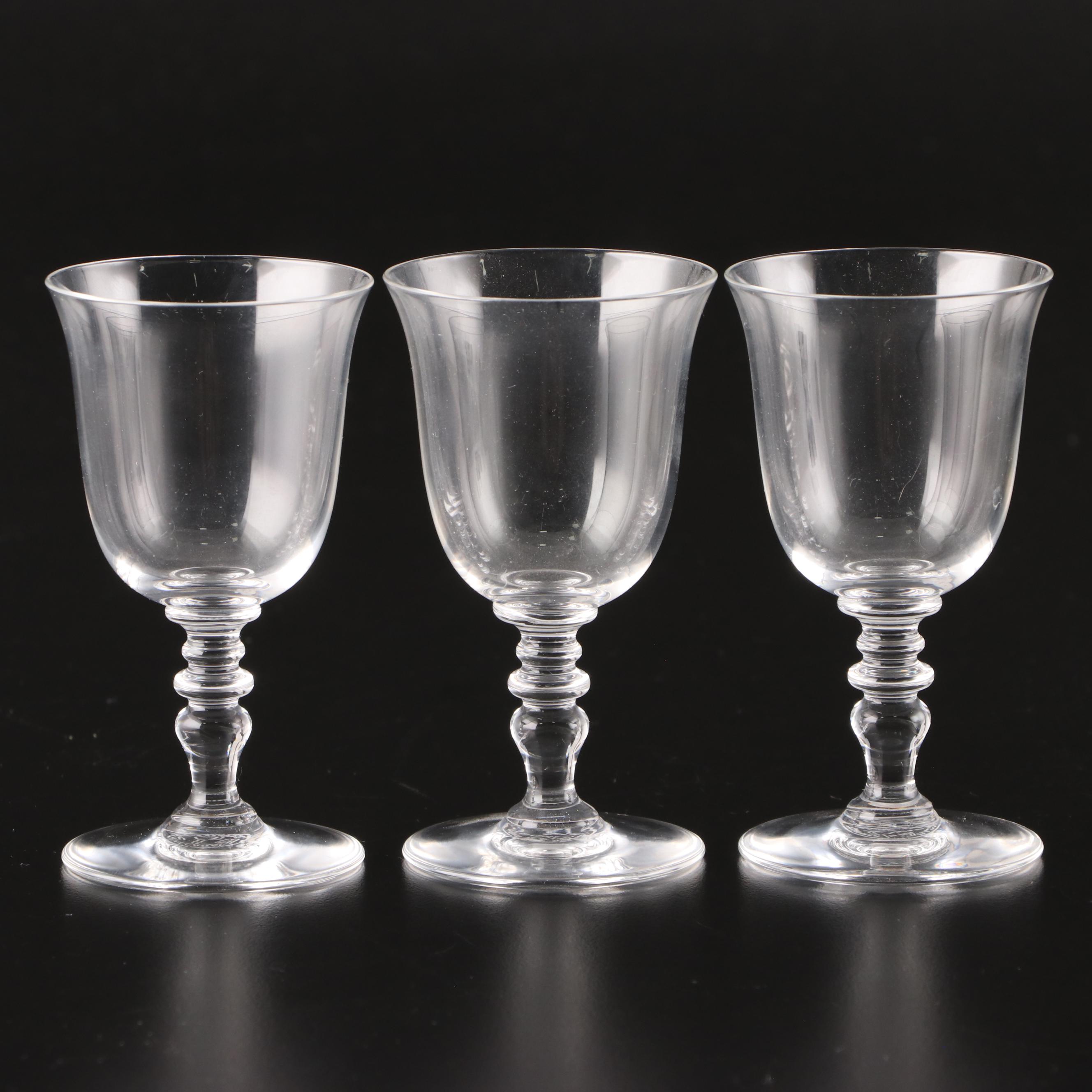 Waterford Crystal "Lismore" and Baccarat "Provence" Stemware