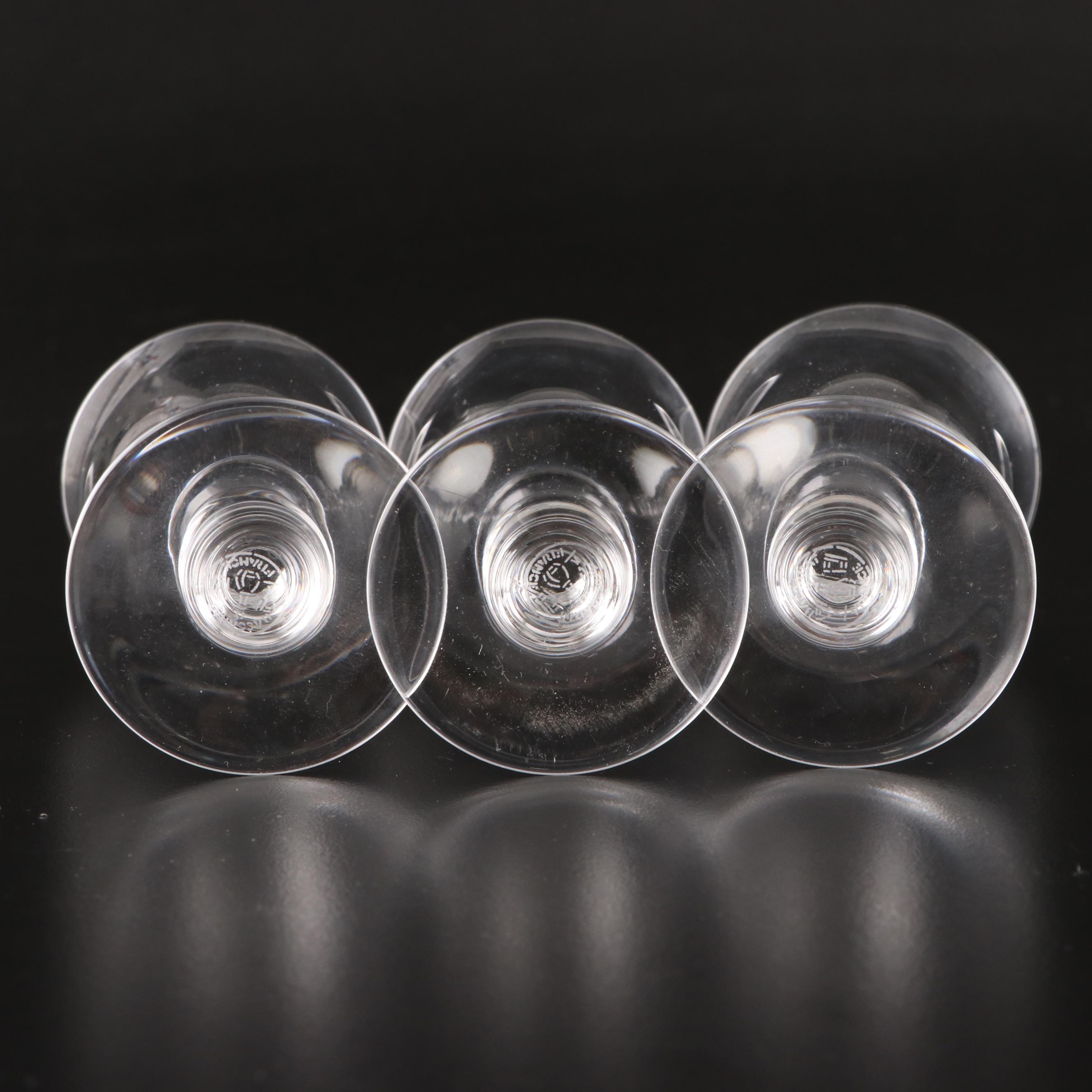 Waterford Crystal "Lismore" and Baccarat "Provence" Stemware