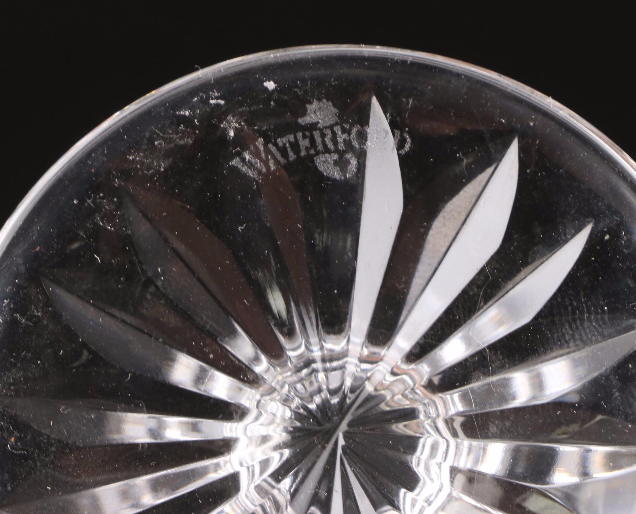 Waterford Crystal "Lismore" and Baccarat "Provence" Stemware