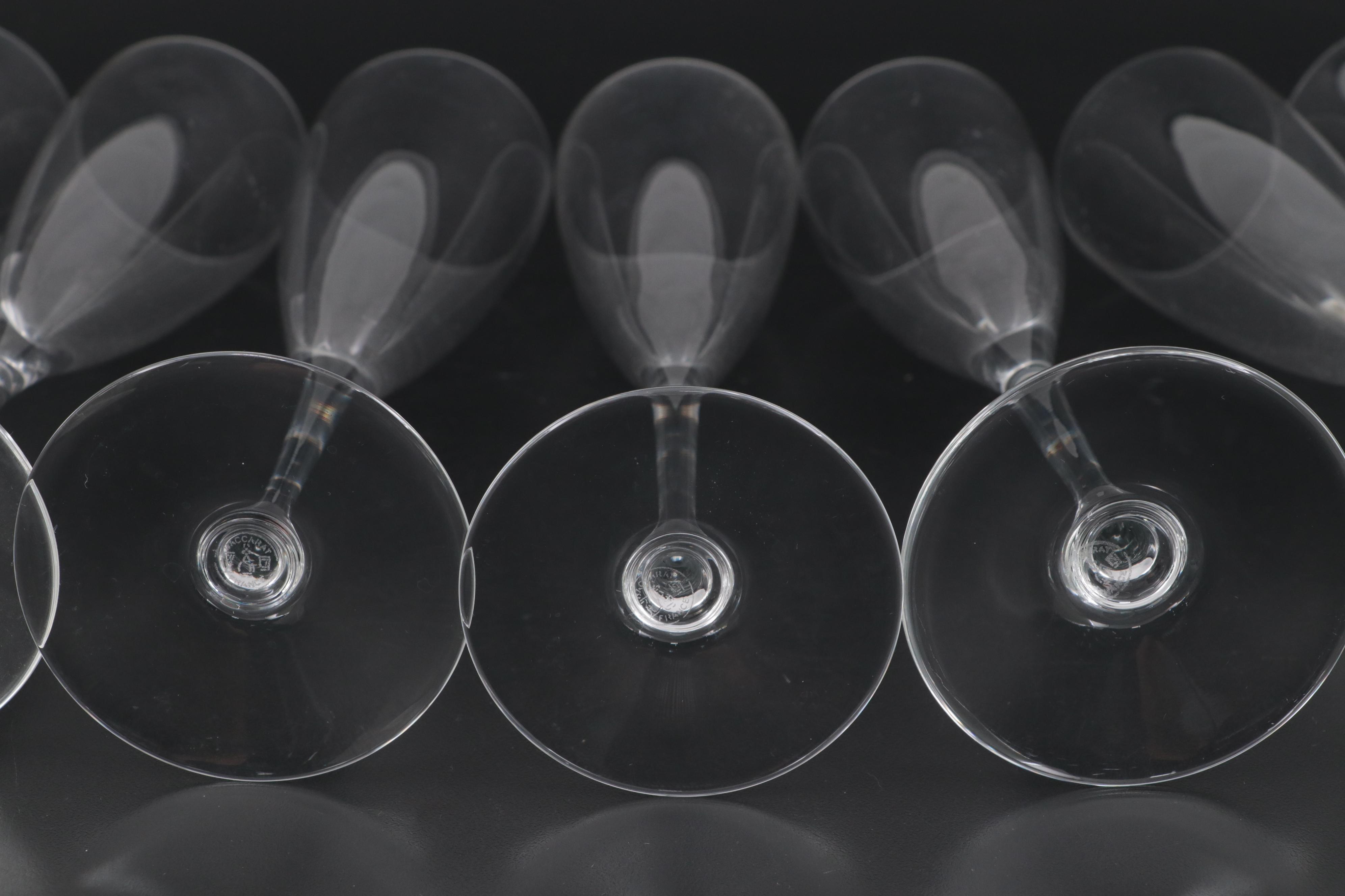 Baccarat "Dom Perignon" Crystal Champagne Flutes