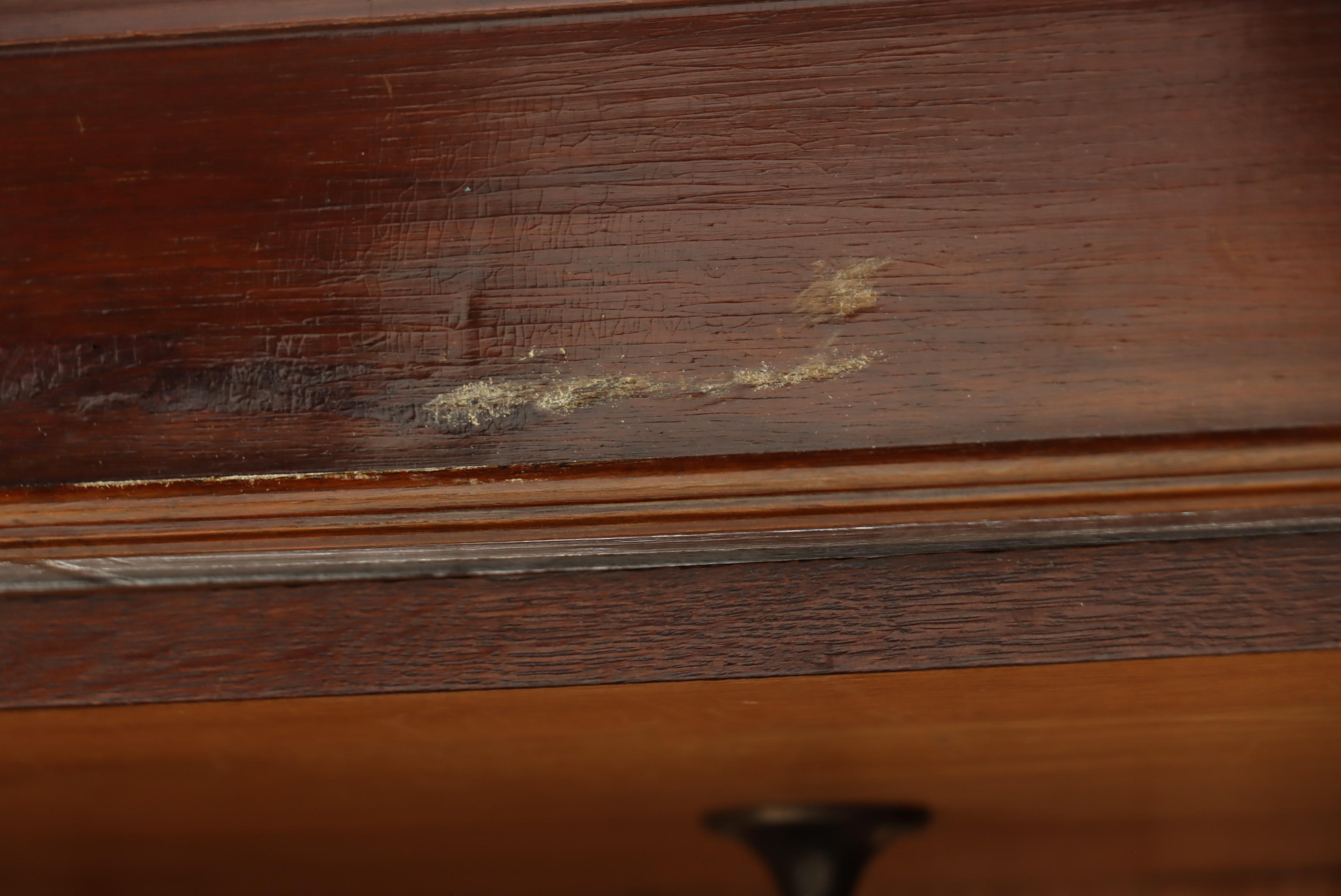 English Walnut Wardrobe, Early 20th Century