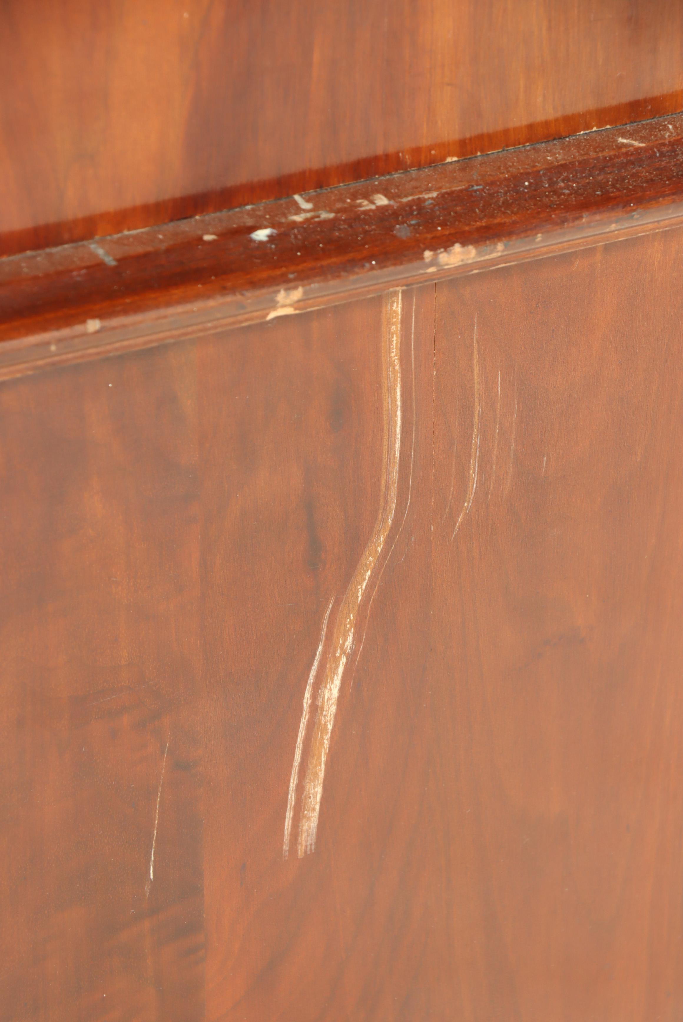 English Walnut Wardrobe, Early 20th Century