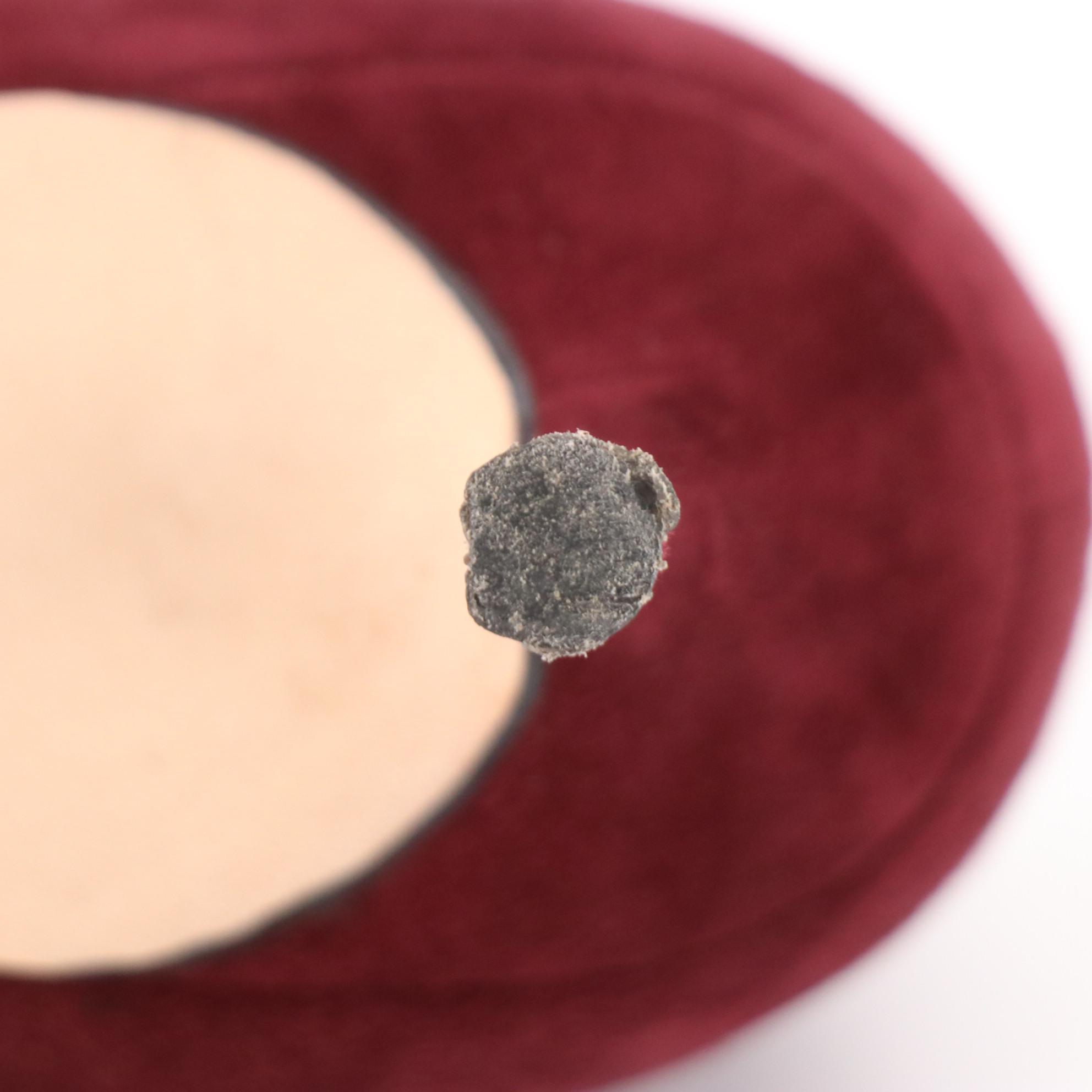 Manolo Blahnik Pointed Toe Kitten Heel Pumps in Bordeaux Suede with Box