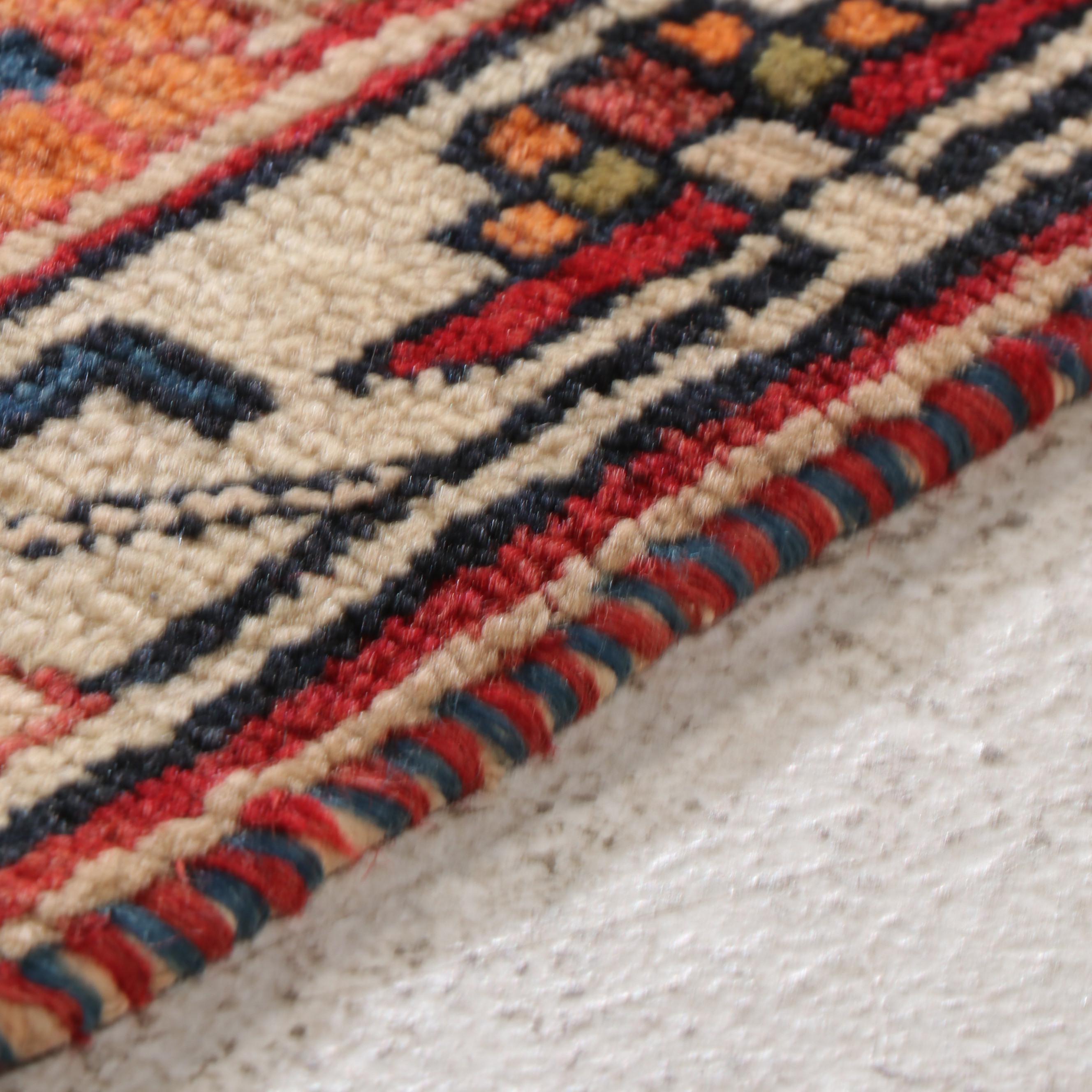 3'11 x 5'9 Hand-Knotted Persian Sirjan Area Rug