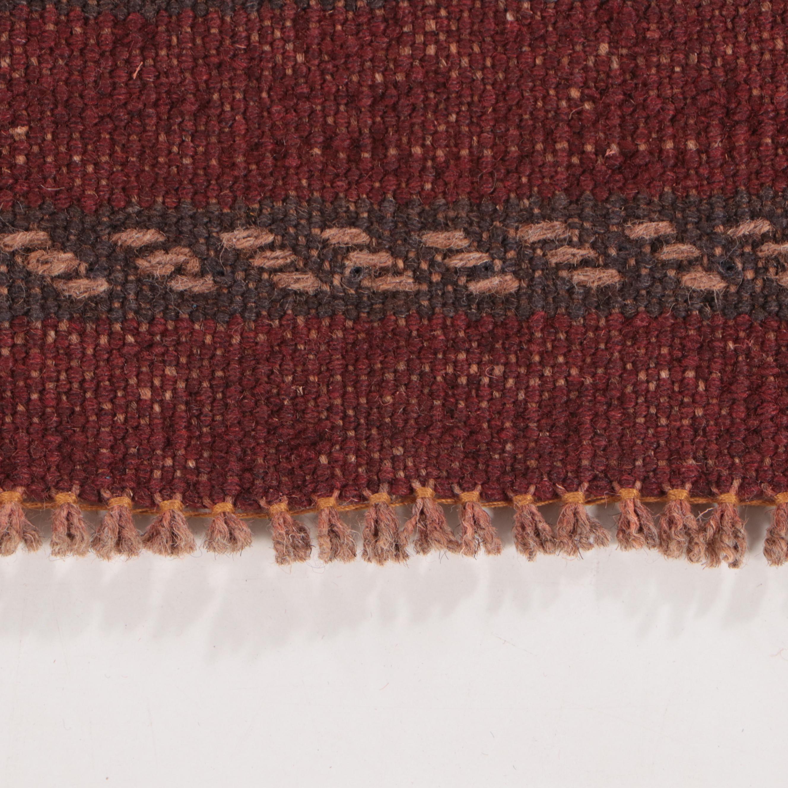 2' x 8' Hand-Knotted Afghan Mixed Technique Carpet Runner