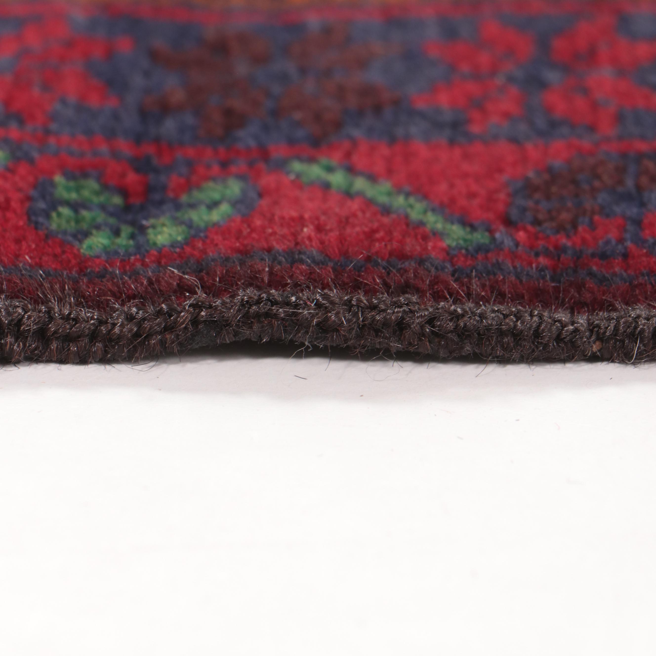 2'6 x 4'6 Hand-Knotted Afghan Baluch Accent Rug