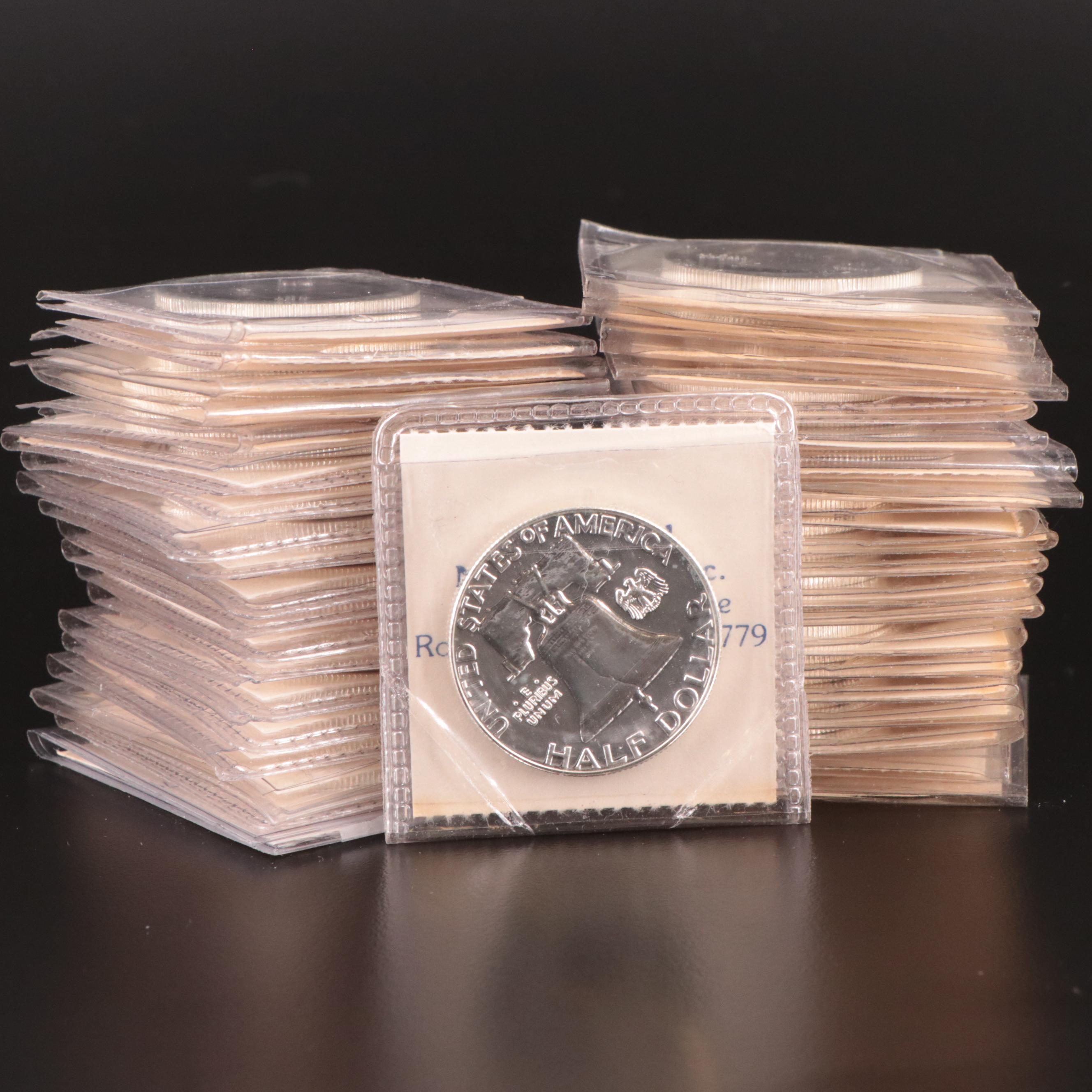 Forty Proof Franklin Half Dollars, 1961 and 1962